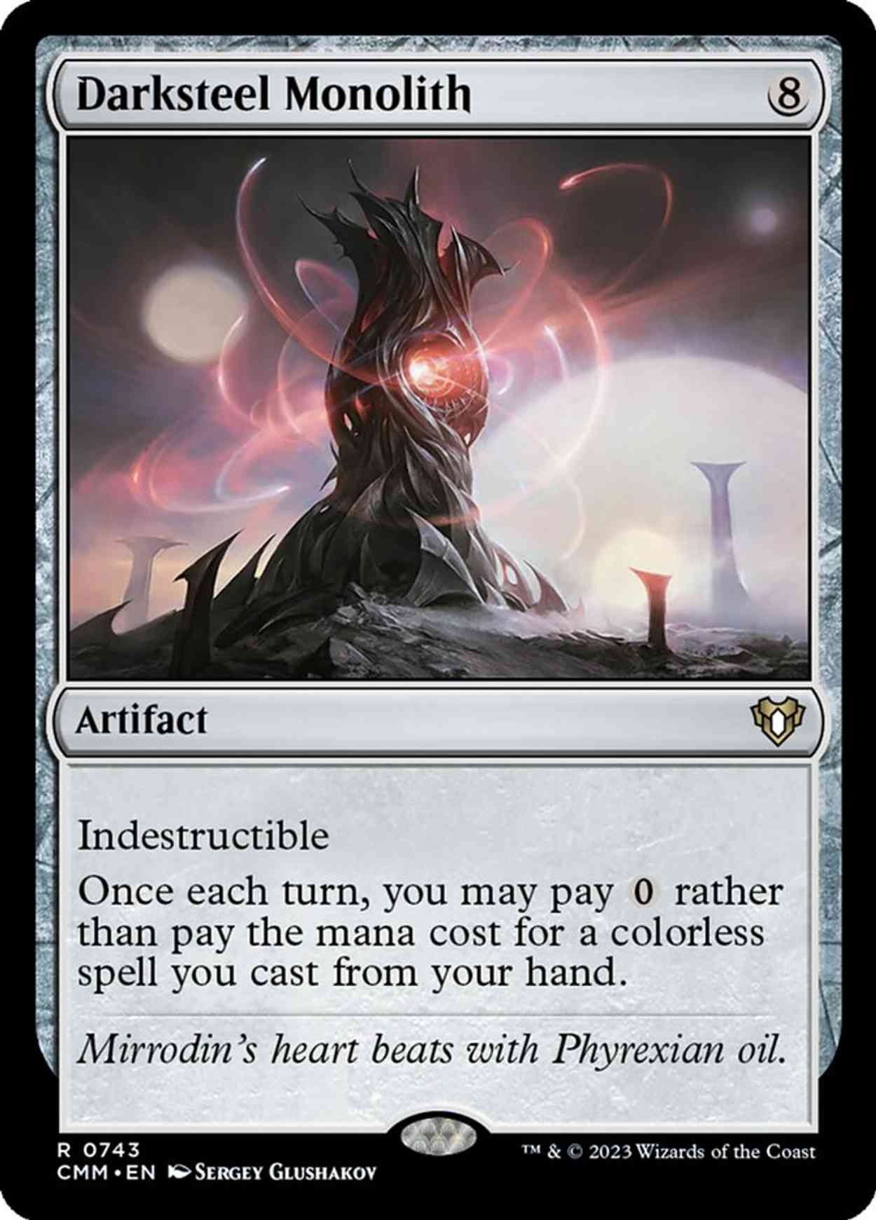 Darksteel Monolith magic card front