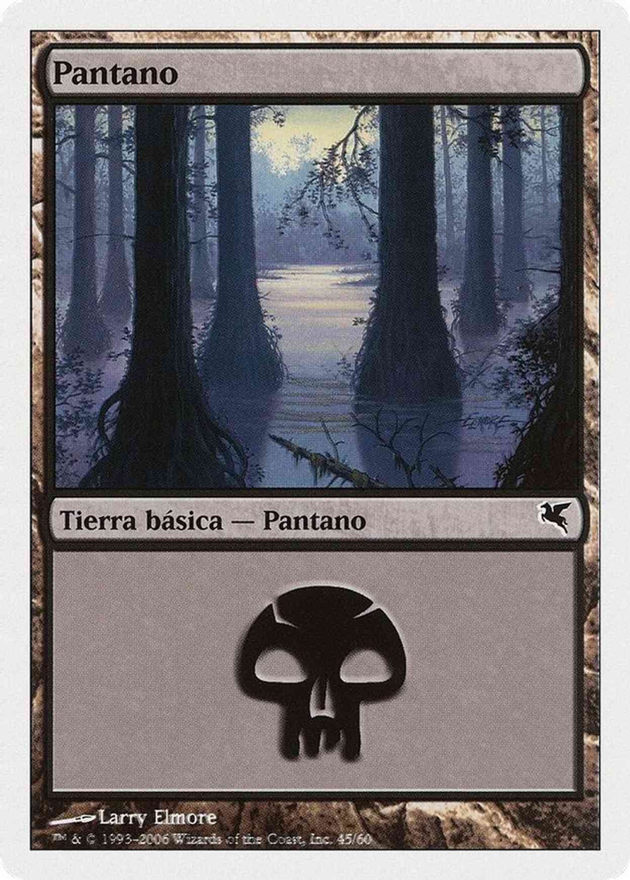 Swamp (Spanish) - "Pantano" (F45) magic card front