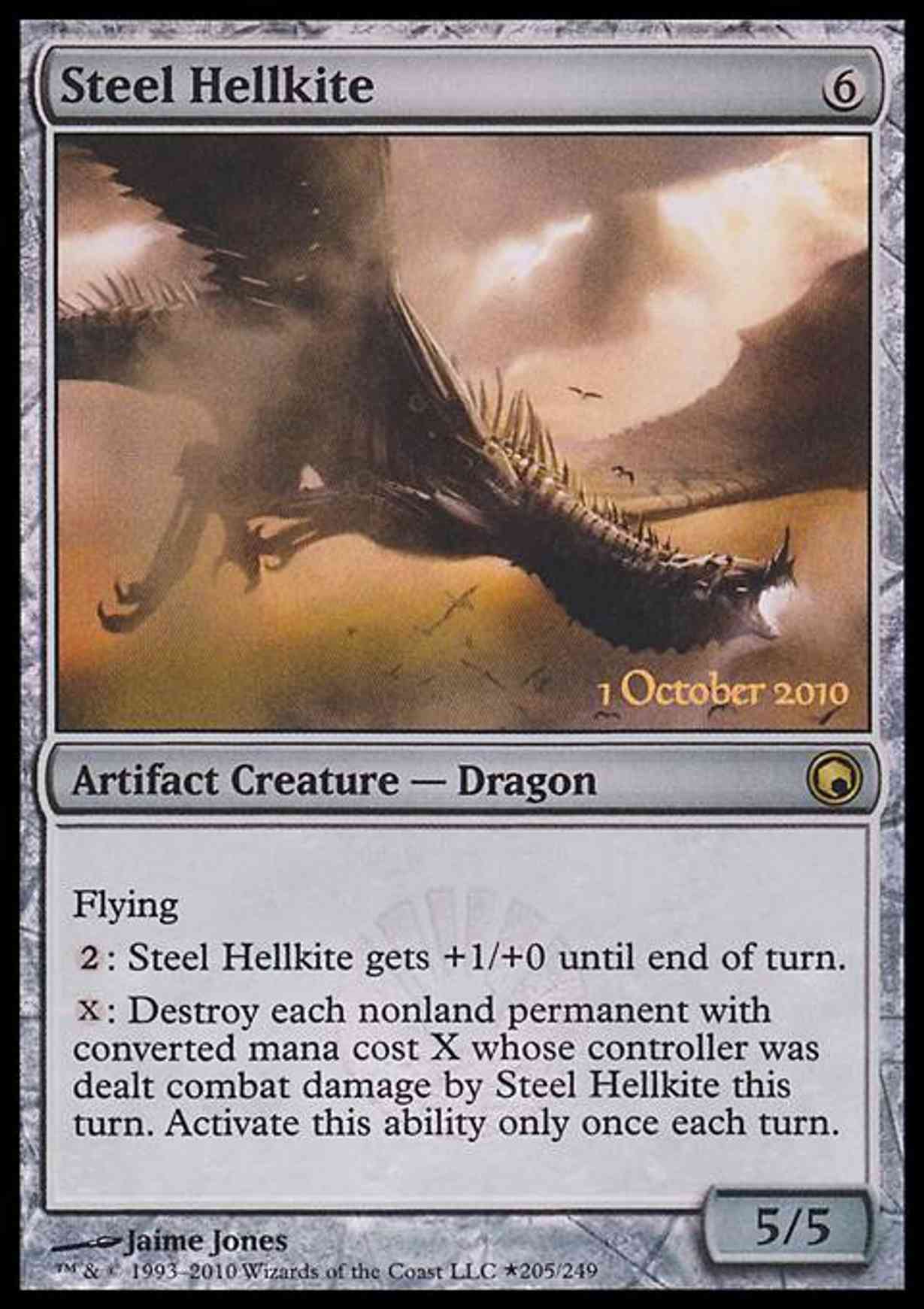Steel Hellkite magic card front