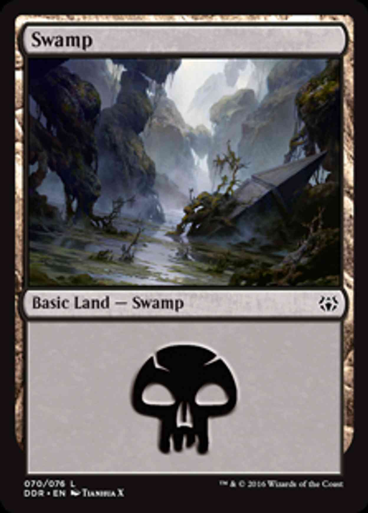 Swamp (70) magic card front