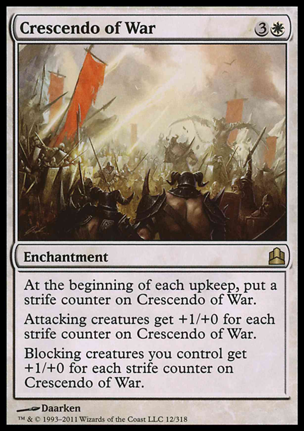 Crescendo of War magic card front