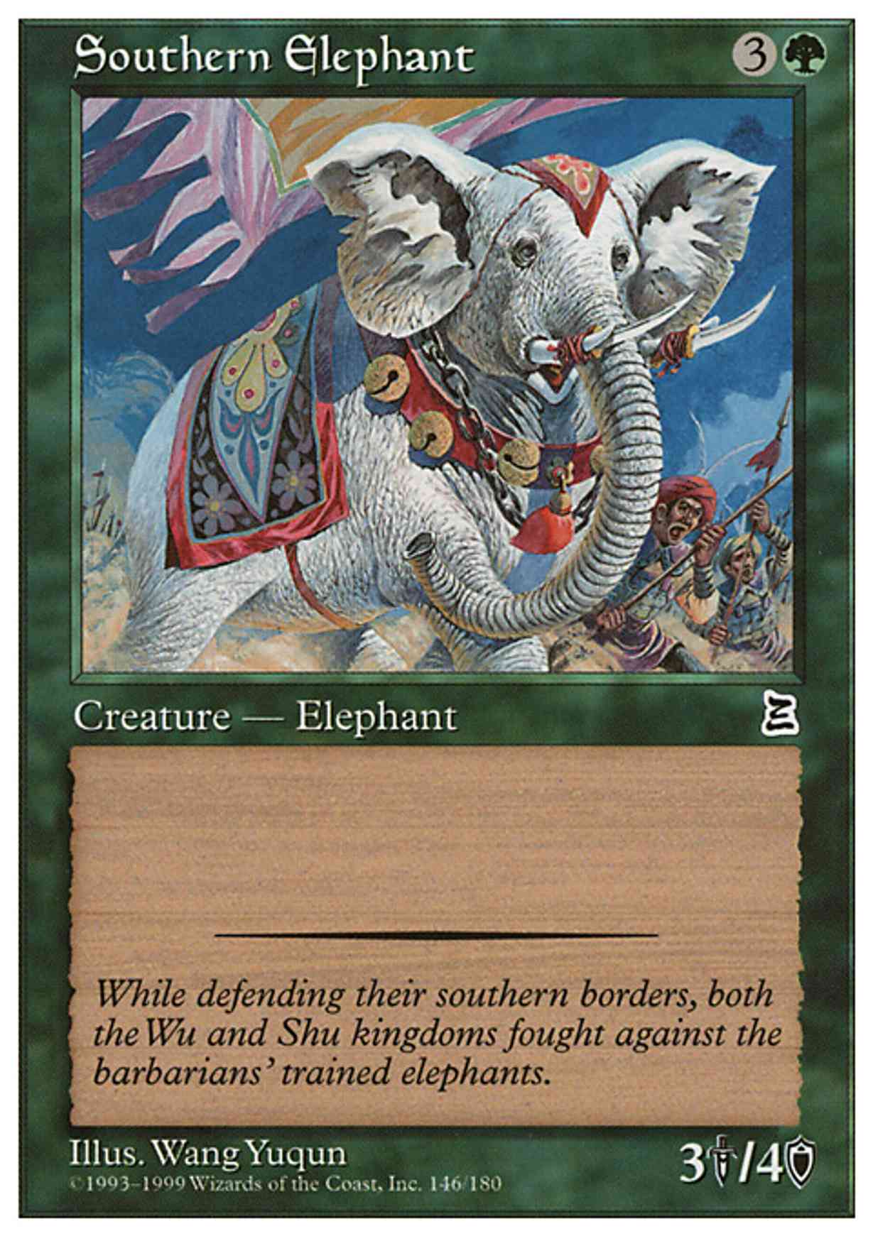 Southern Elephant magic card front