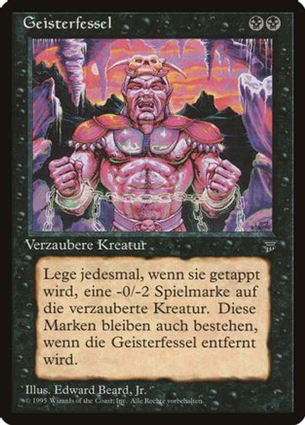 Spirit Shackle (German) - "Geisterfessel" magic card front