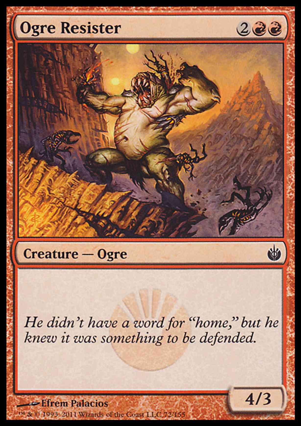 Ogre Resister magic card front