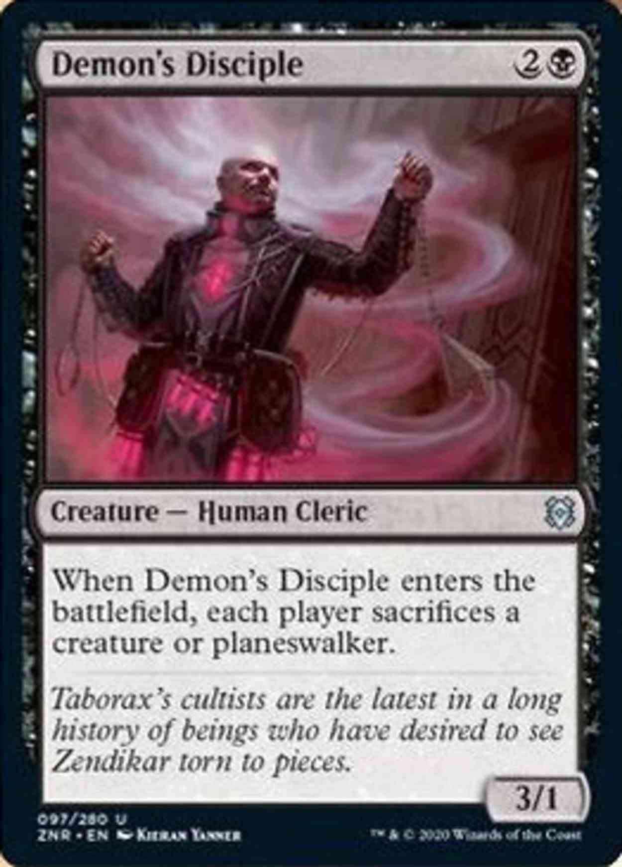 Demon's Disciple magic card front