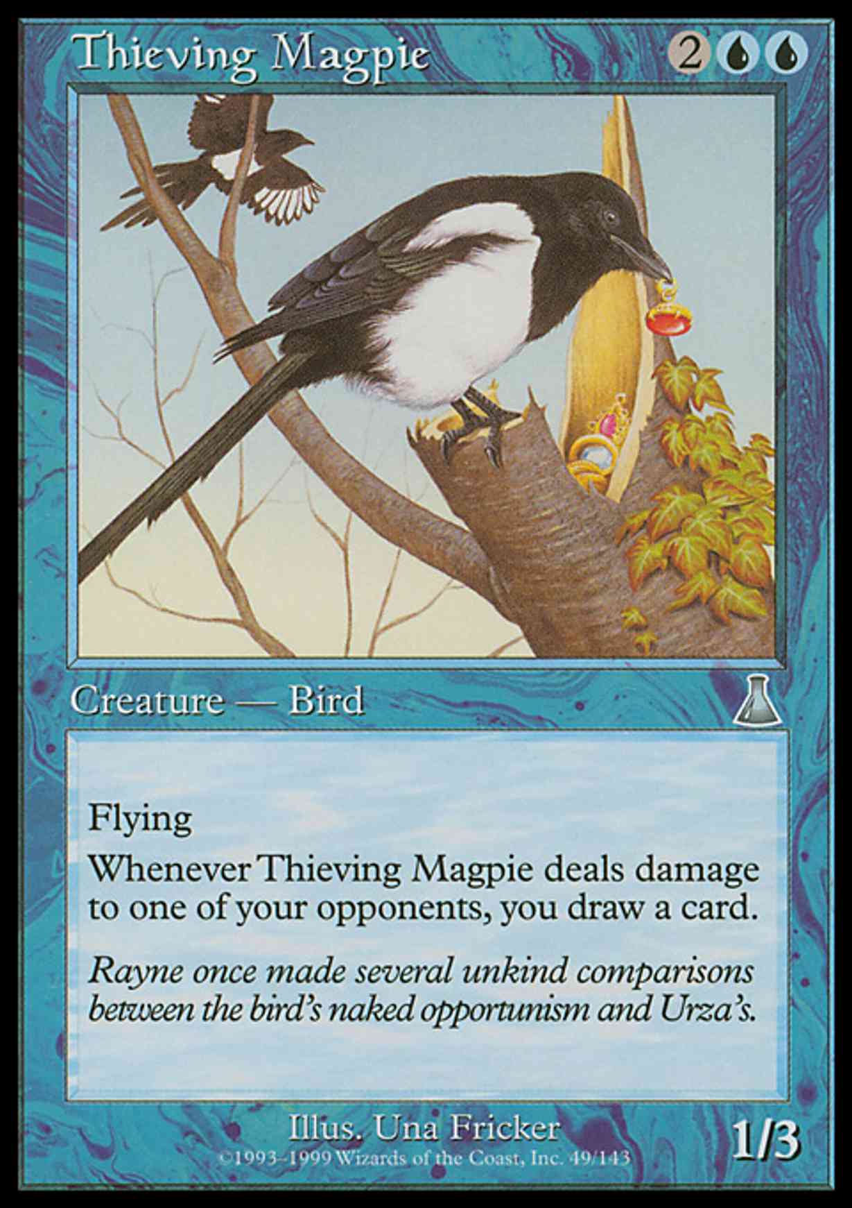 Thieving Magpie magic card front