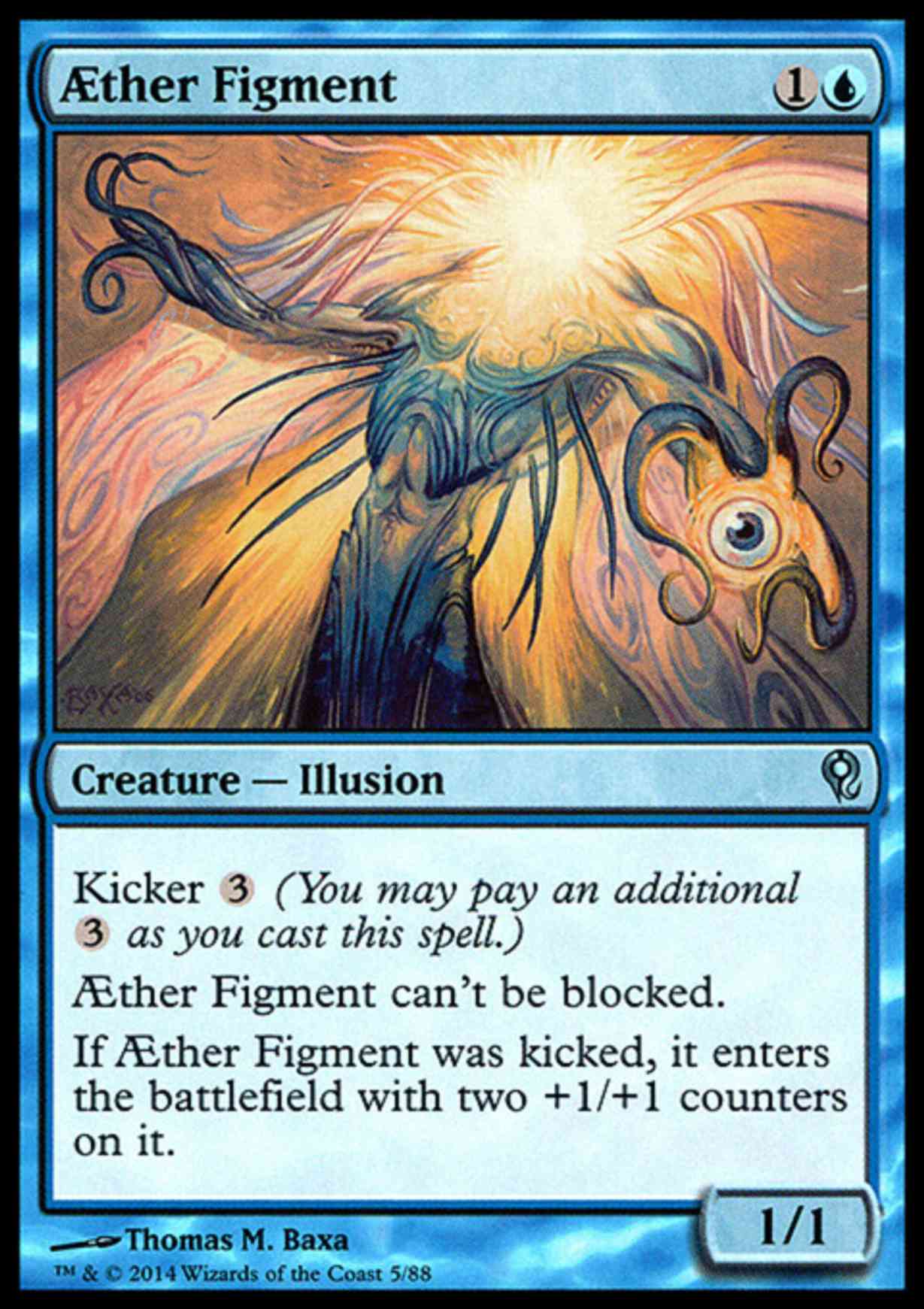 AEther Figment magic card front