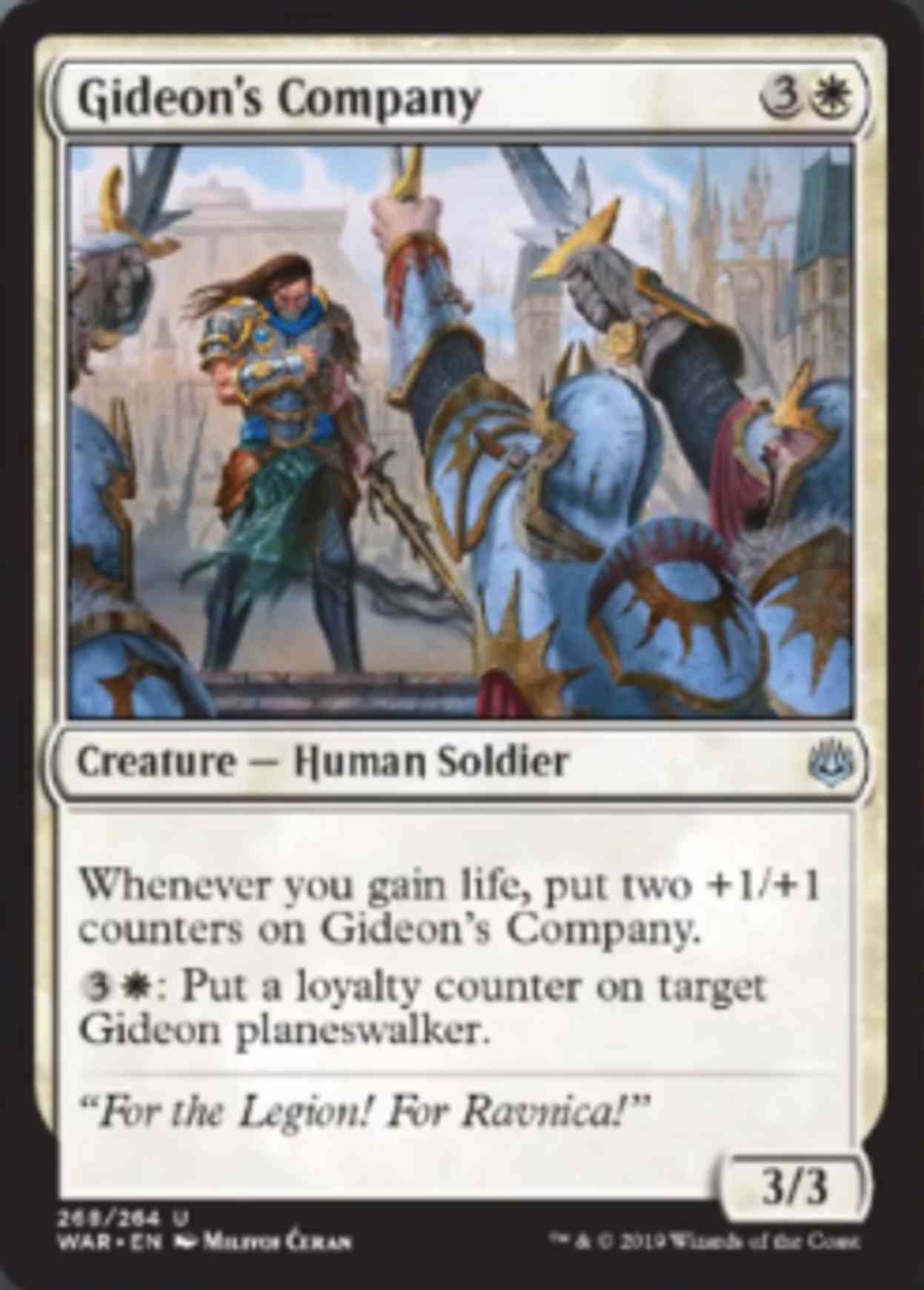 Gideon's Company magic card front
