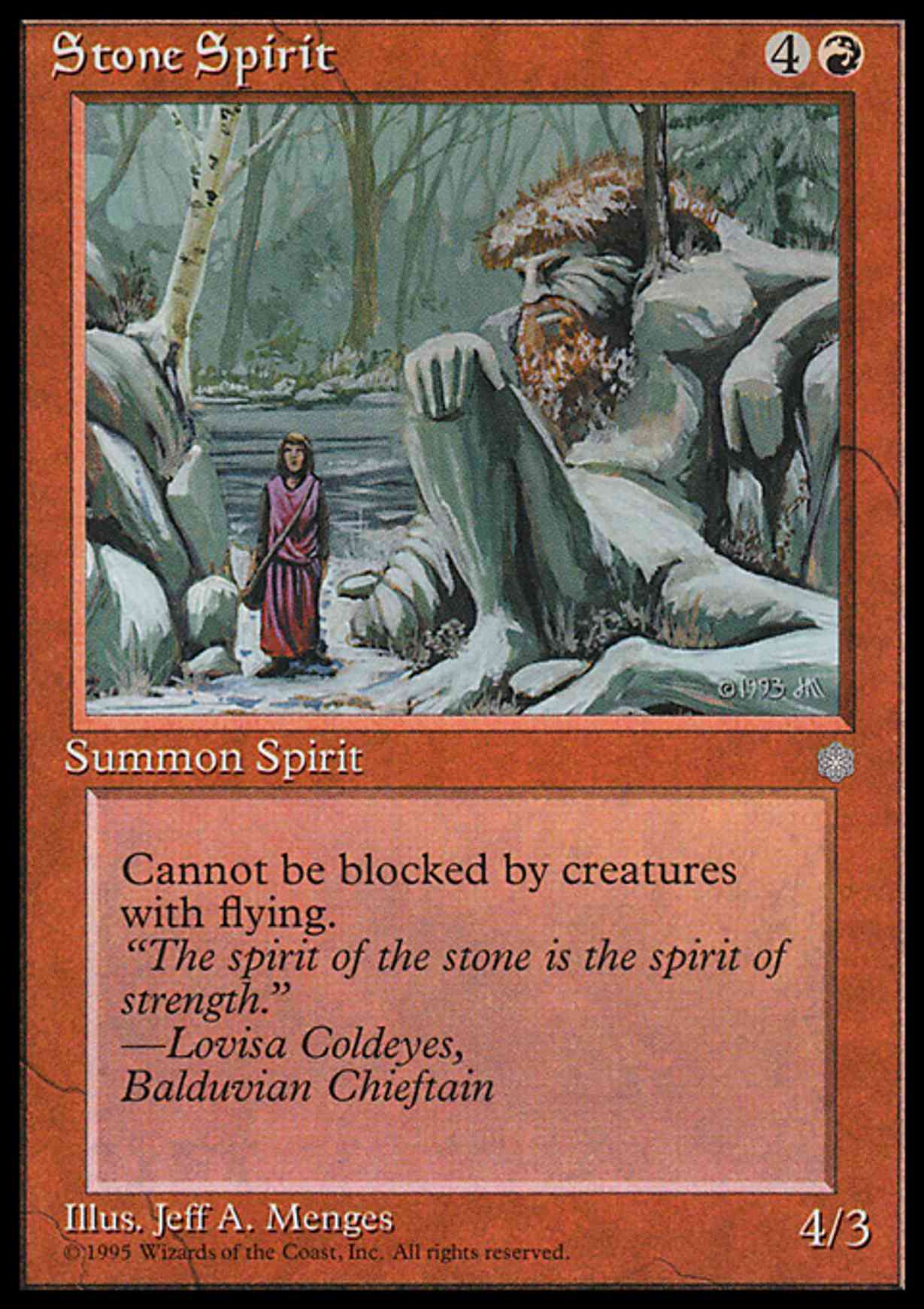 Stone Spirit magic card front