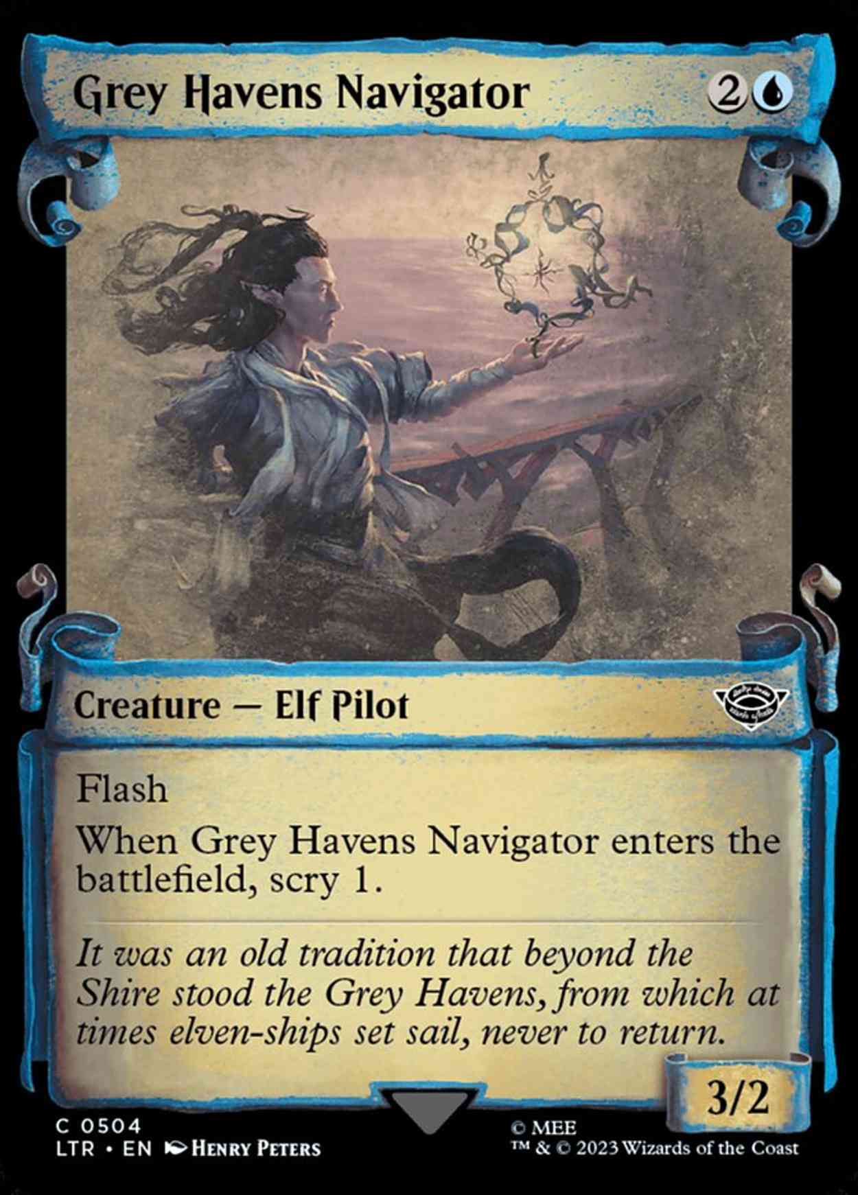 Grey Havens Navigator (Showcase Scrolls) magic card front