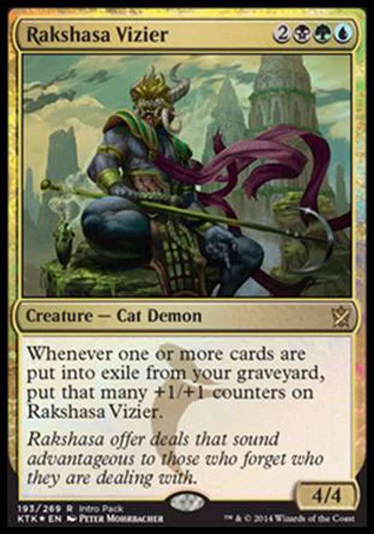 Rakshasa Vizier magic card front