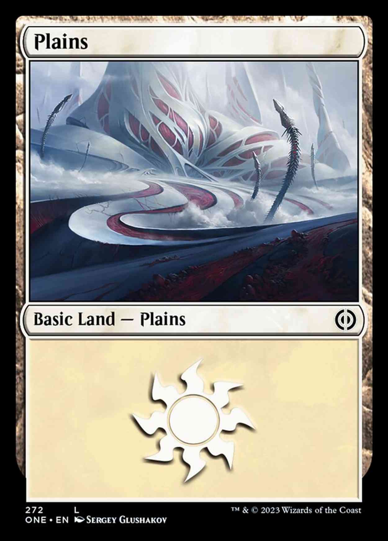 Plains (272) magic card front