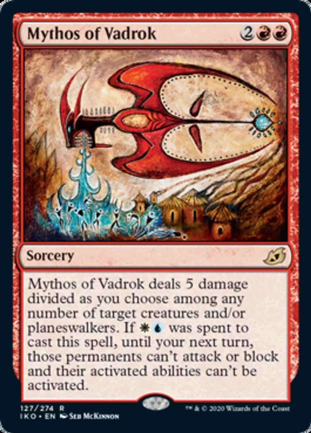 Mythos of Vadrok magic card front
