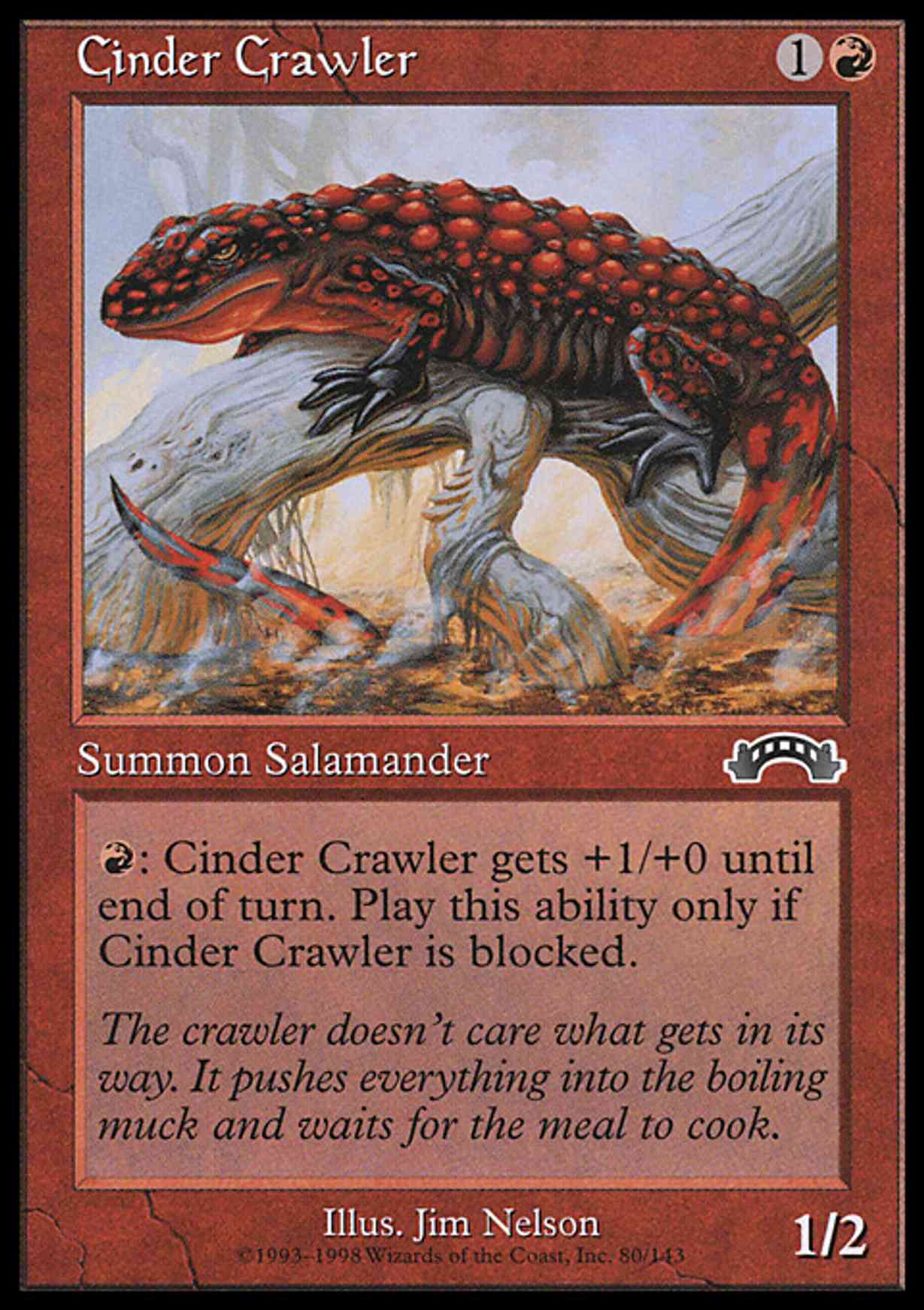 Cinder Crawler magic card front