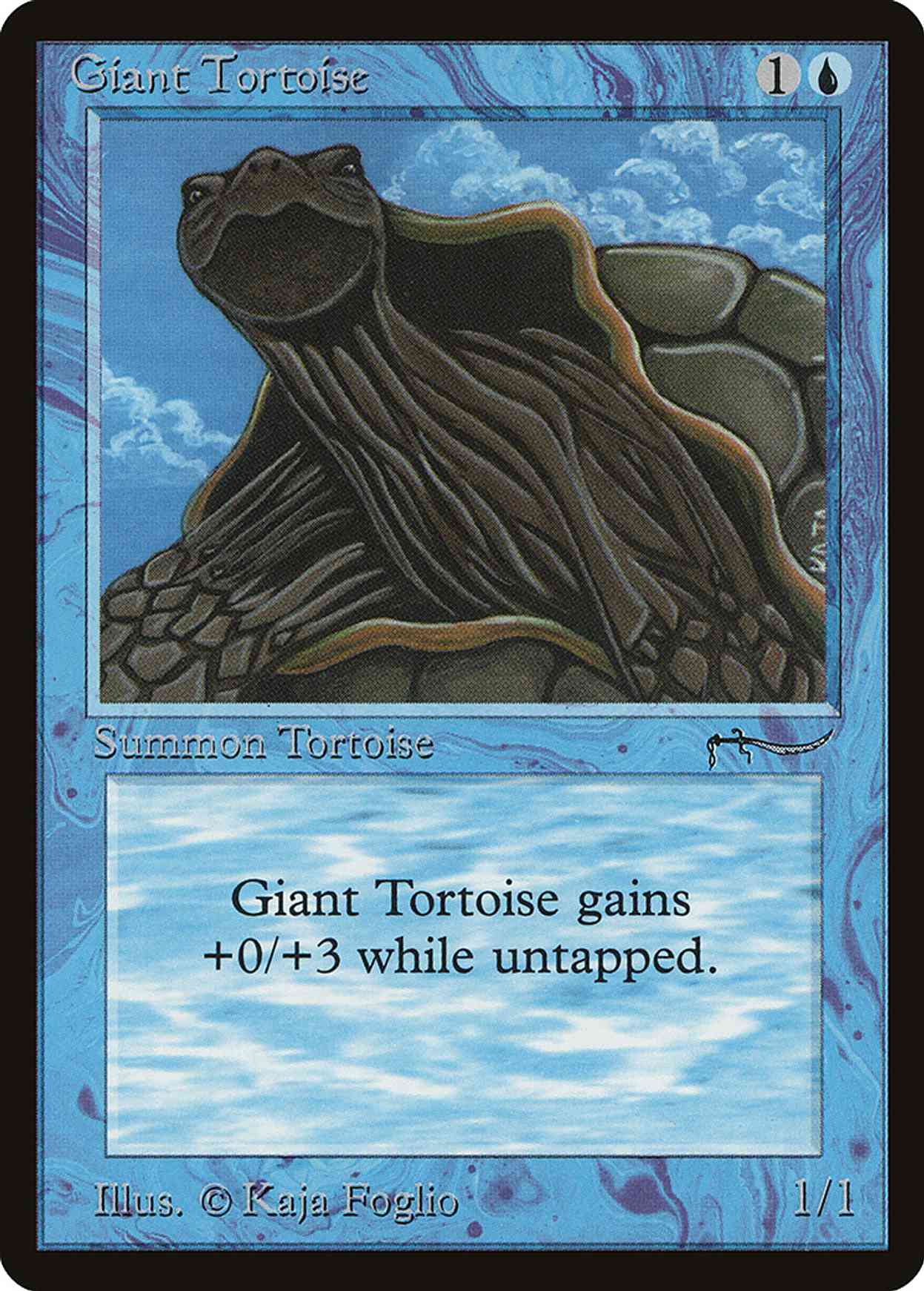 Giant Tortoise (Light) magic card front