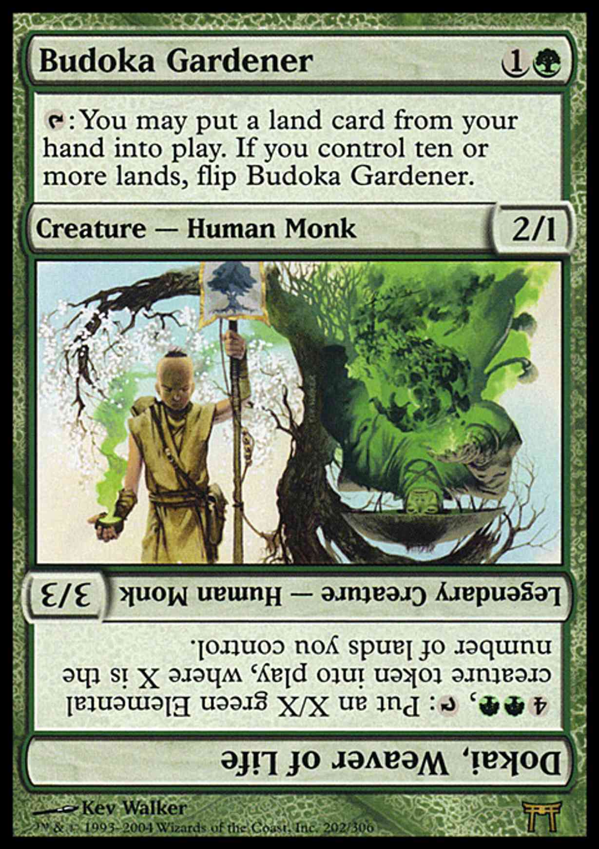 Budoka Gardener magic card front