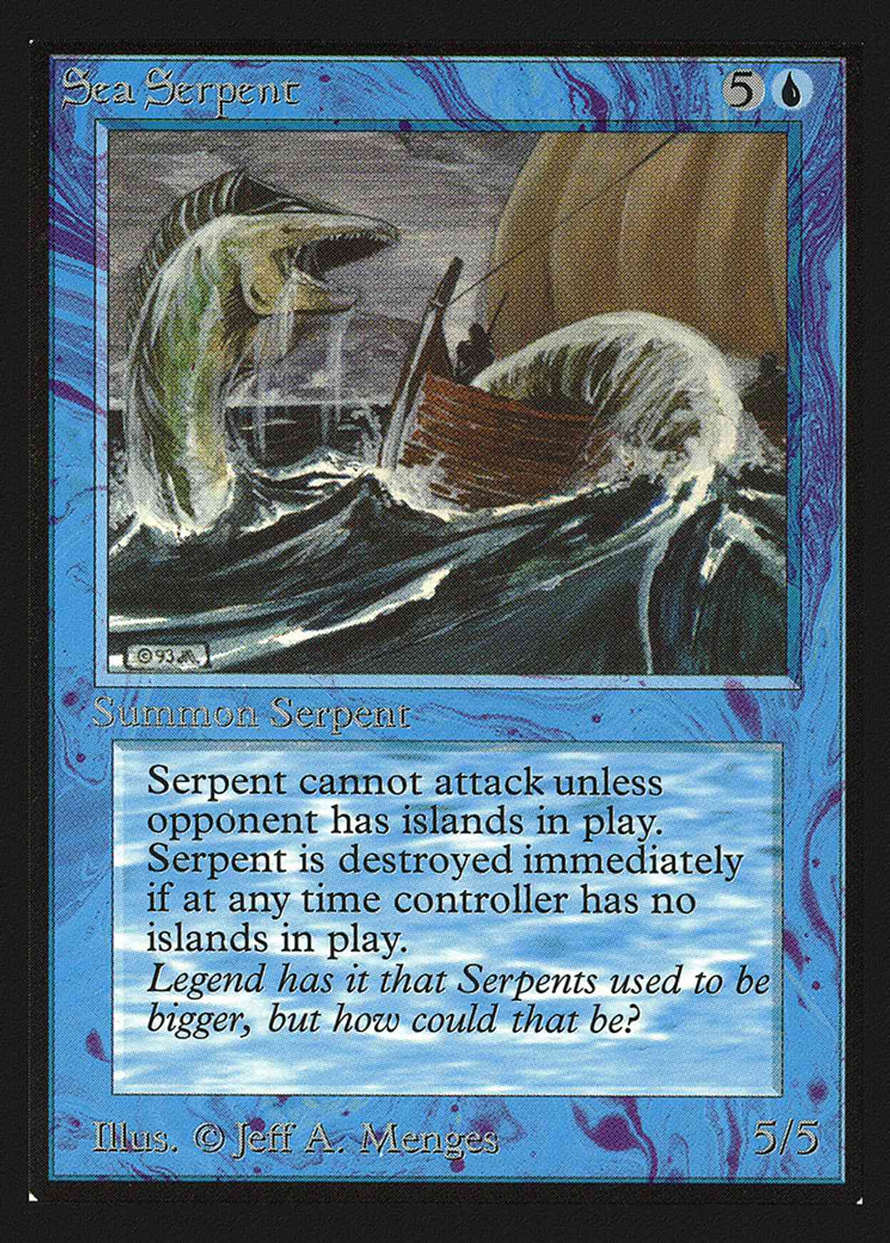 Sea Serpent (IE) magic card front