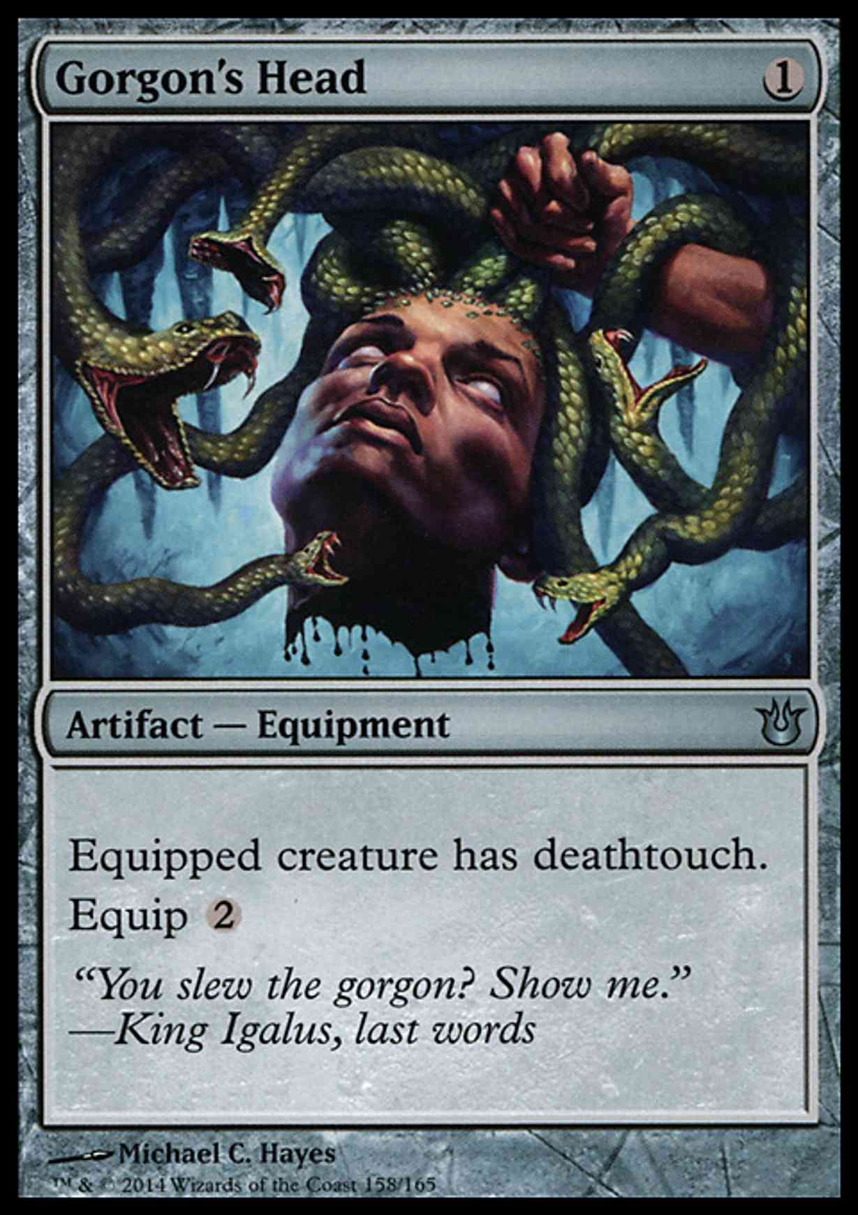 Gorgon's Head magic card front