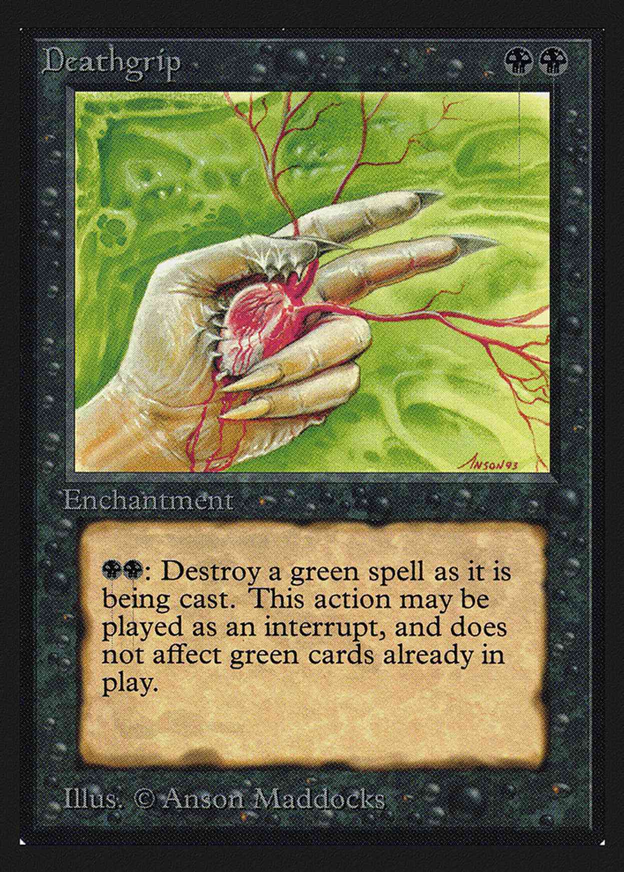 Deathgrip (CE) magic card front