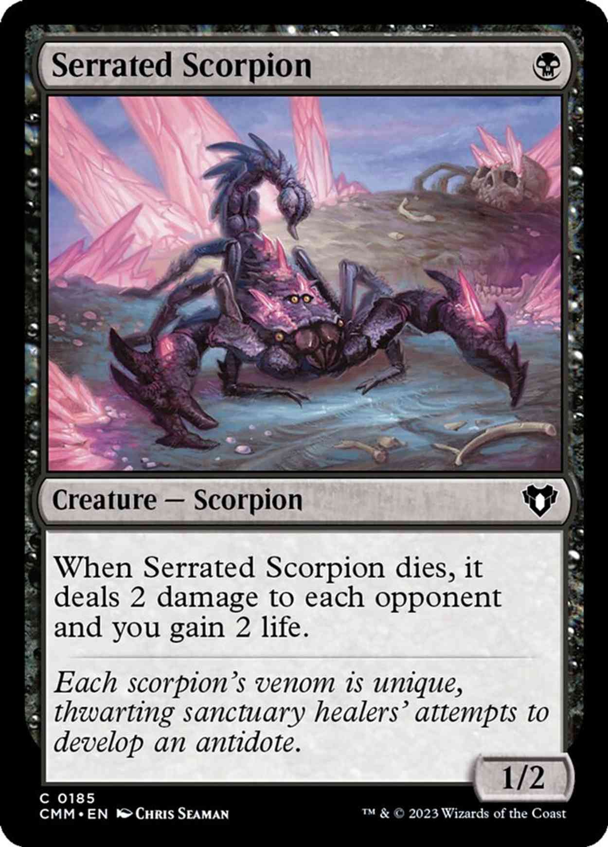 Serrated Scorpion magic card front