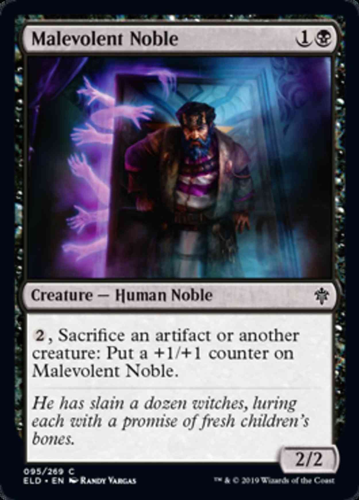 Malevolent Noble magic card front