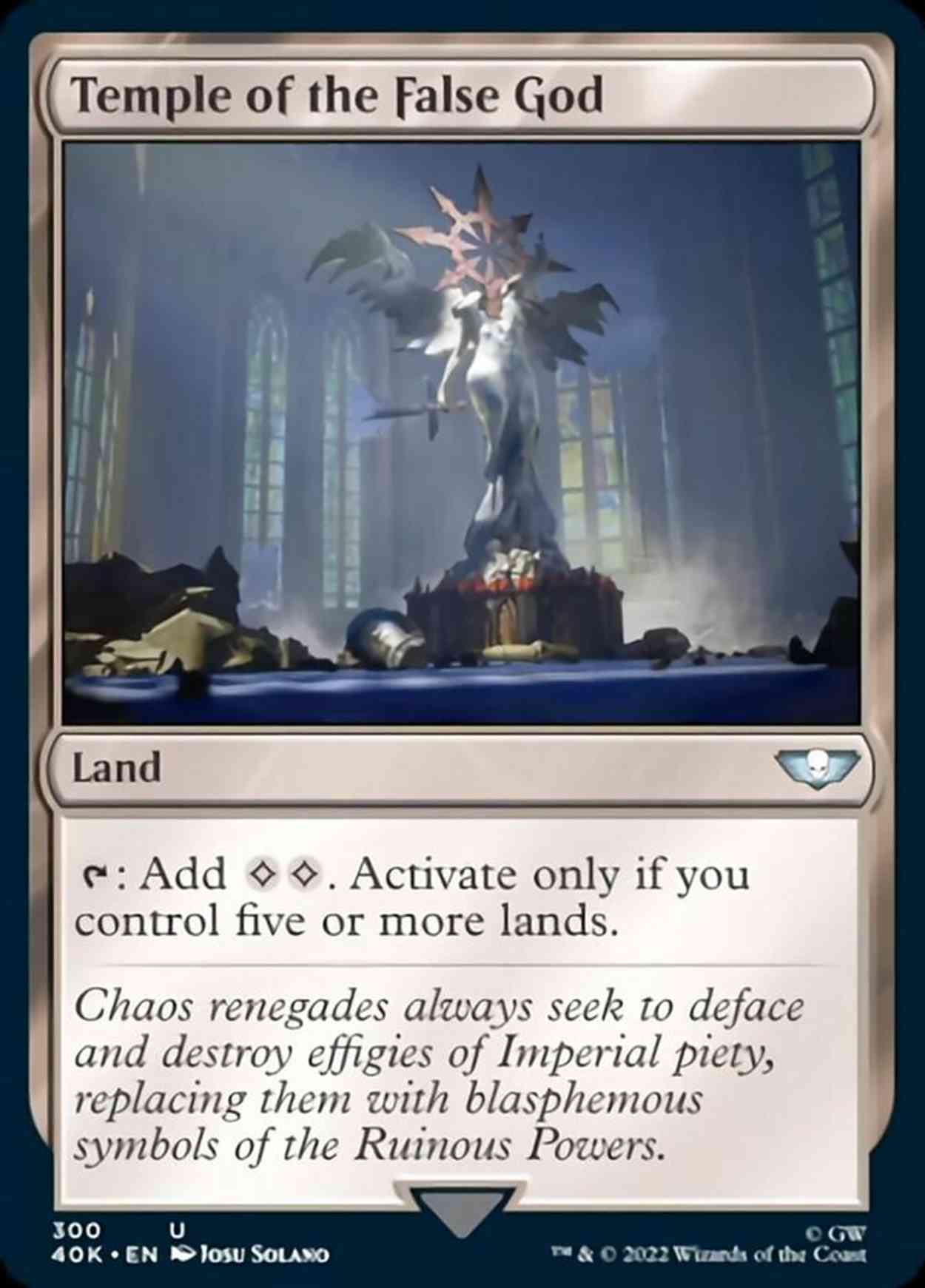 Temple of the False God magic card front