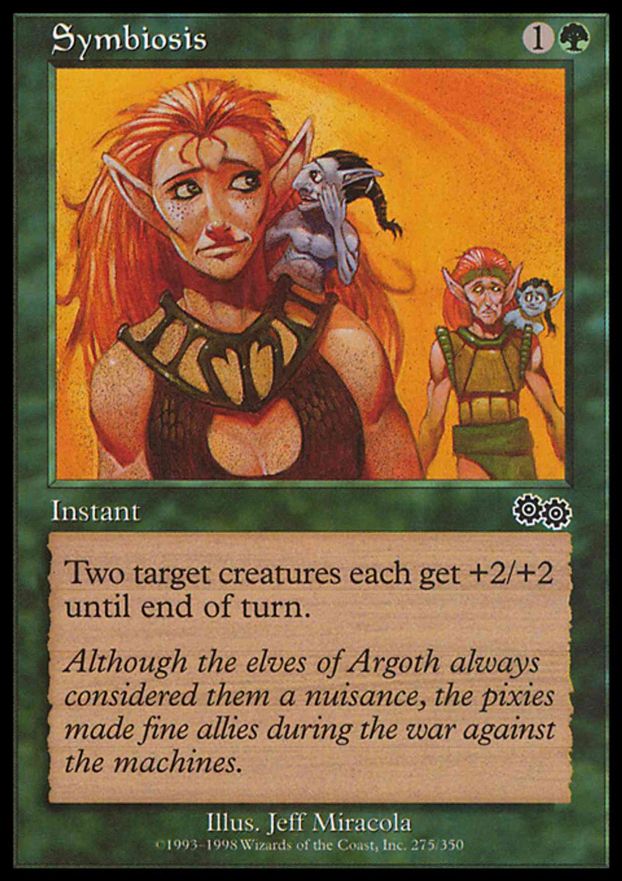 Symbiosis magic card front