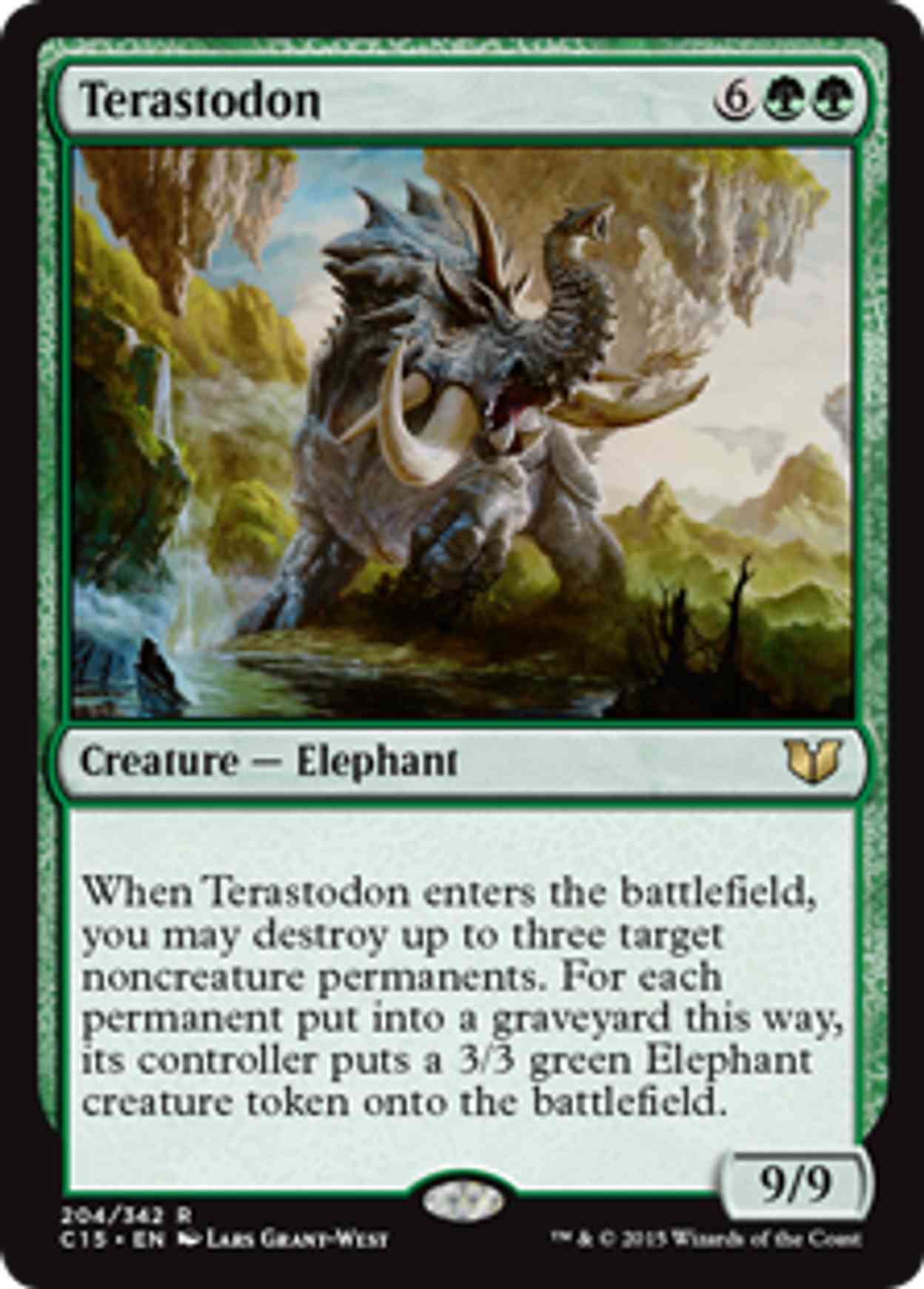 Terastodon magic card front