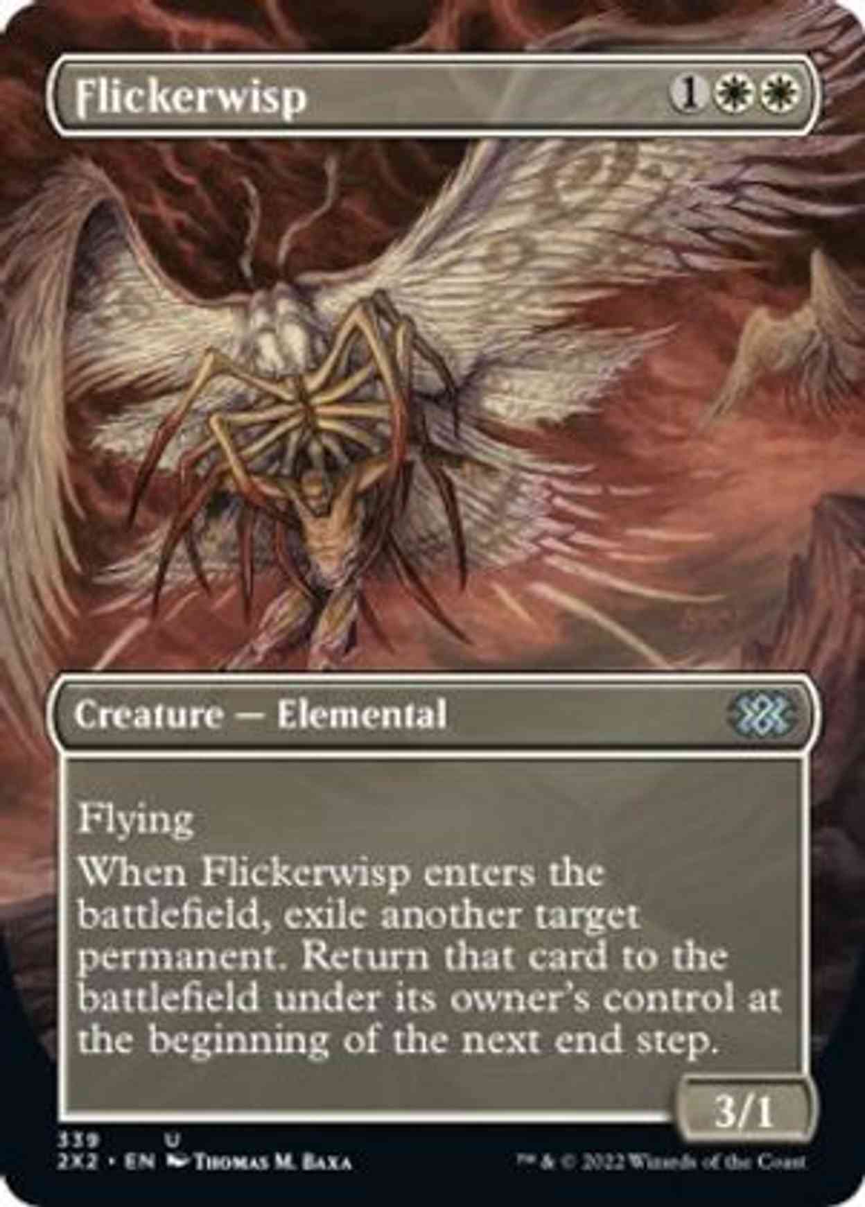 Flickerwisp (Borderless) magic card front