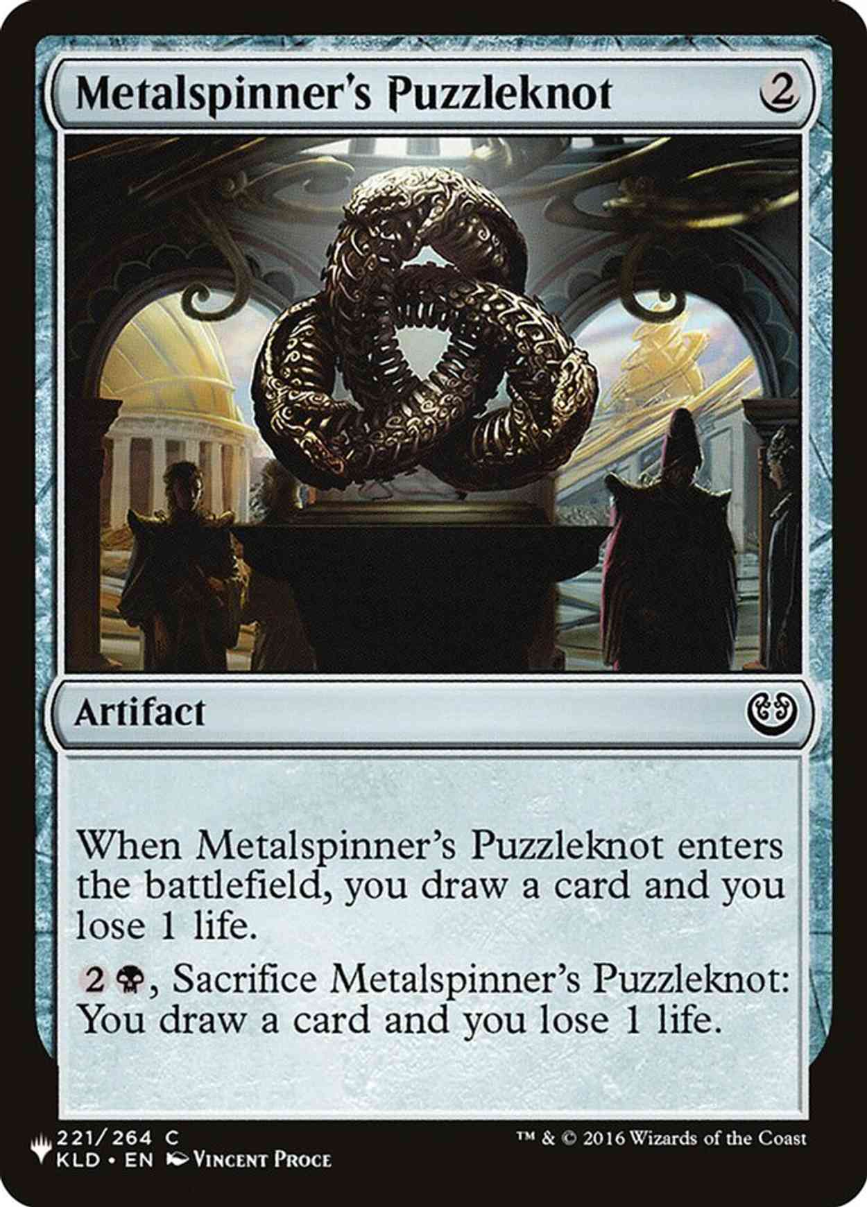 Metalspinner's Puzzleknot magic card front