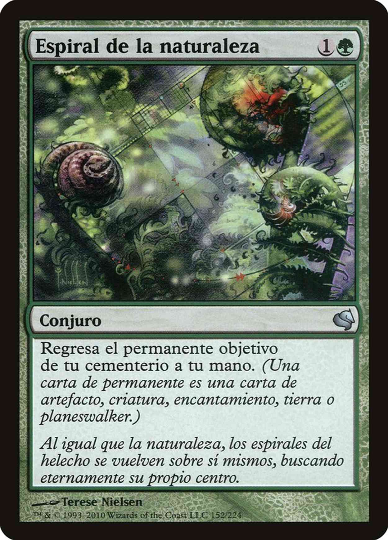 Nature's Spiral (Retro Frame) magic card front