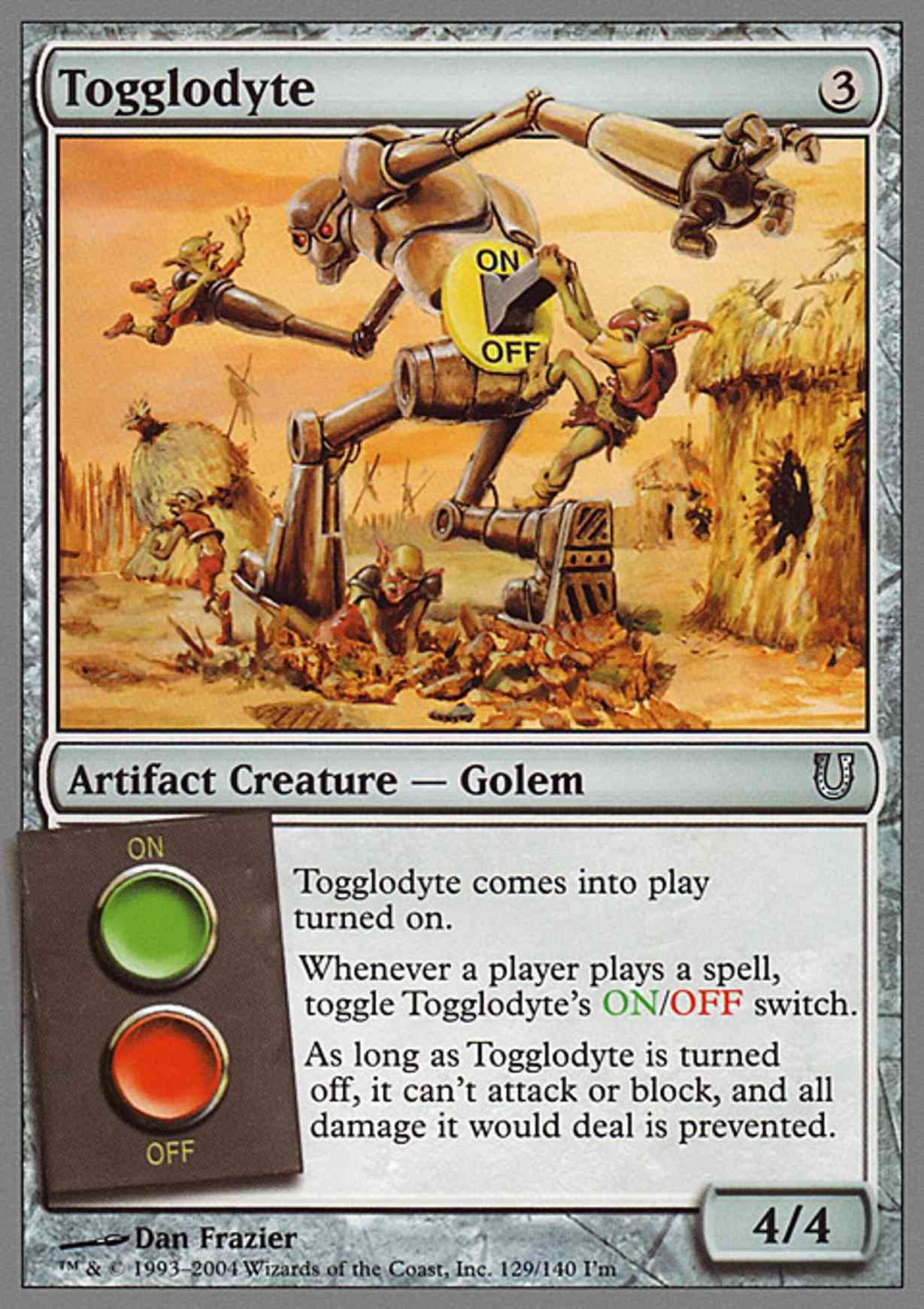 Togglodyte magic card front
