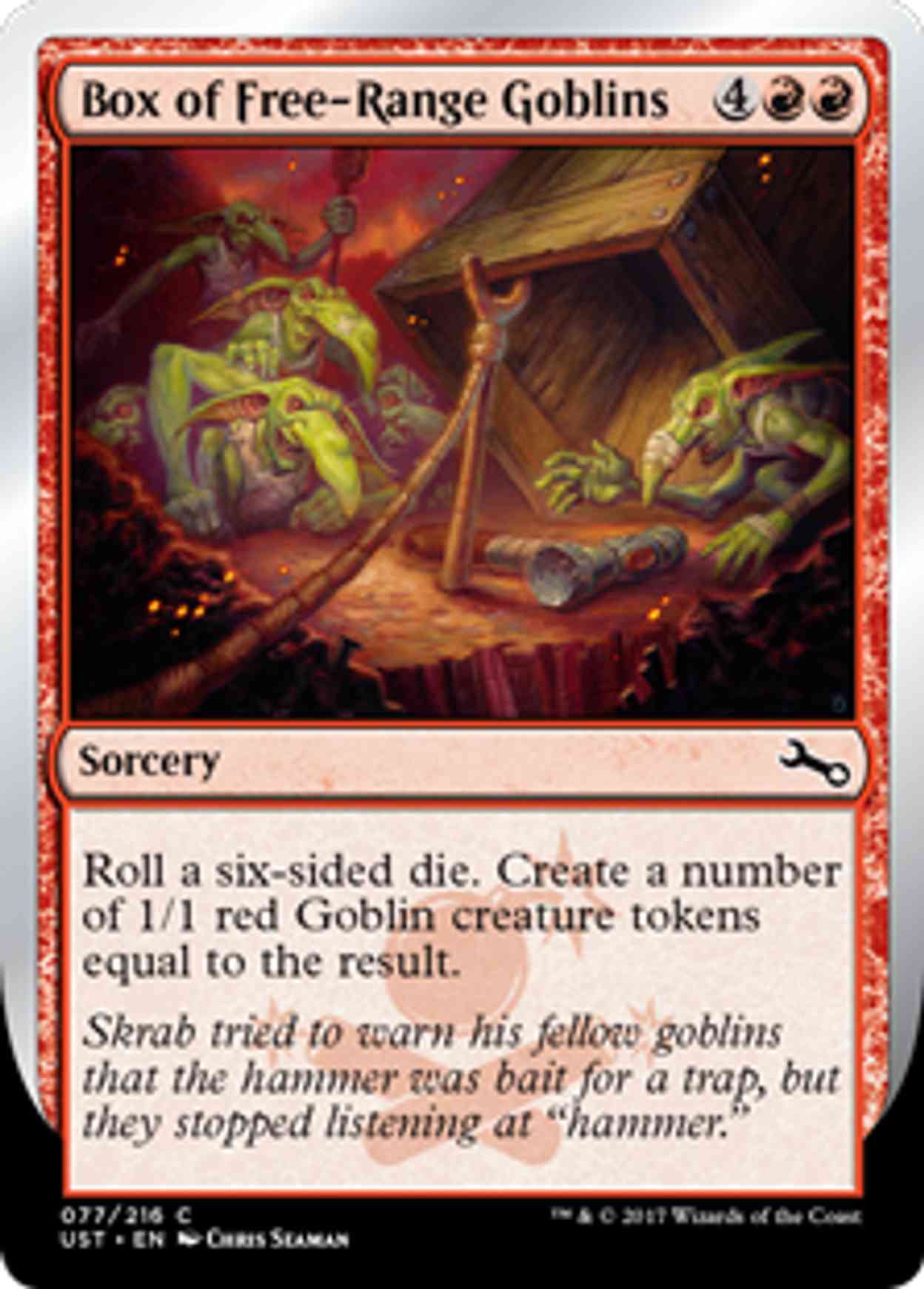 Box of Free-Range Goblins magic card front