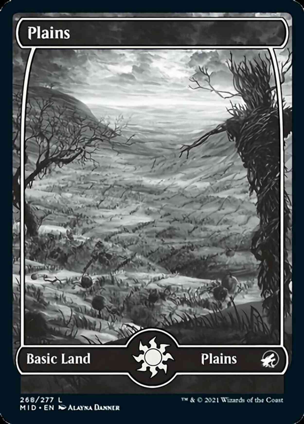 Plains (268) magic card front