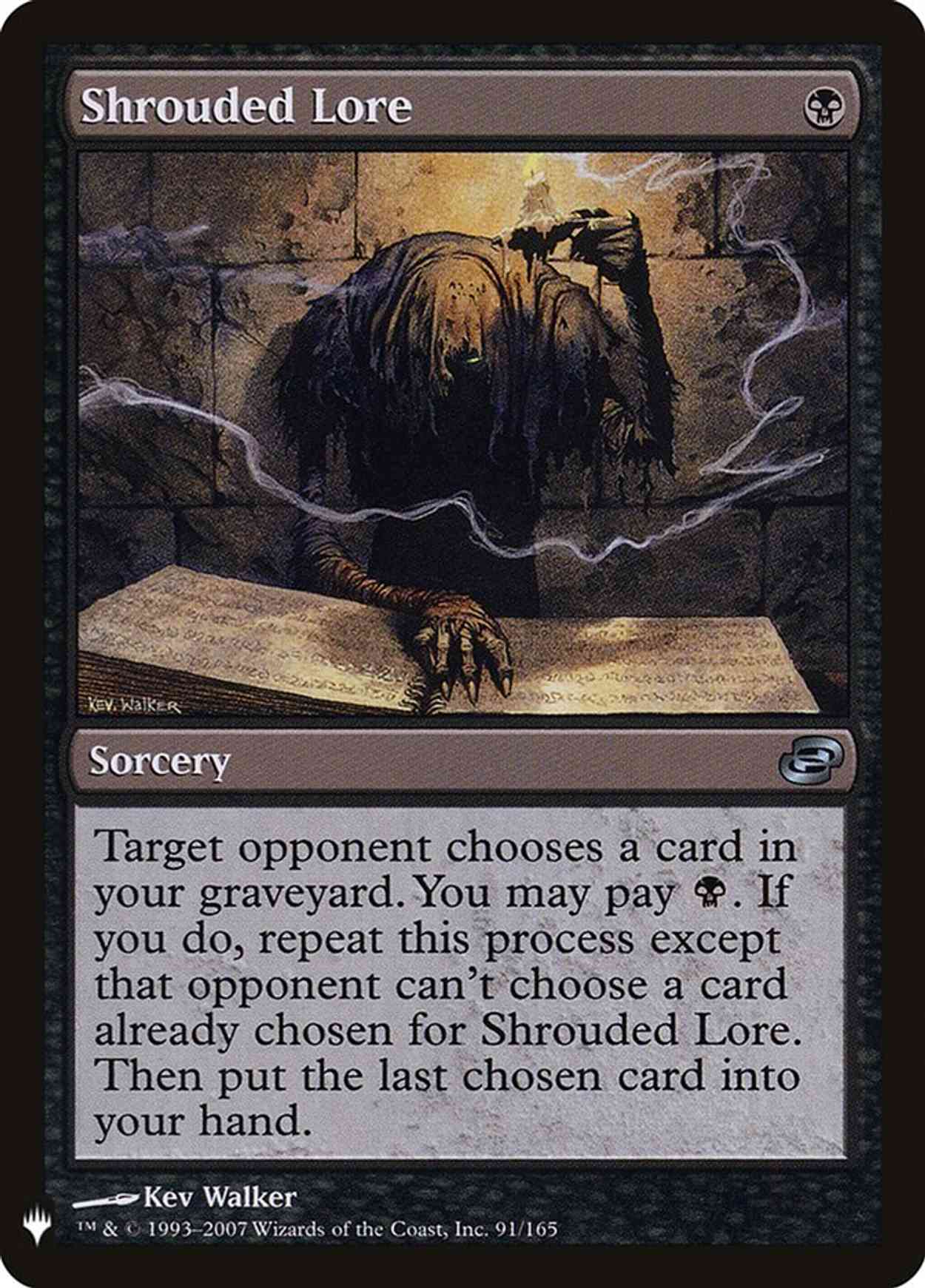 Shrouded Lore magic card front