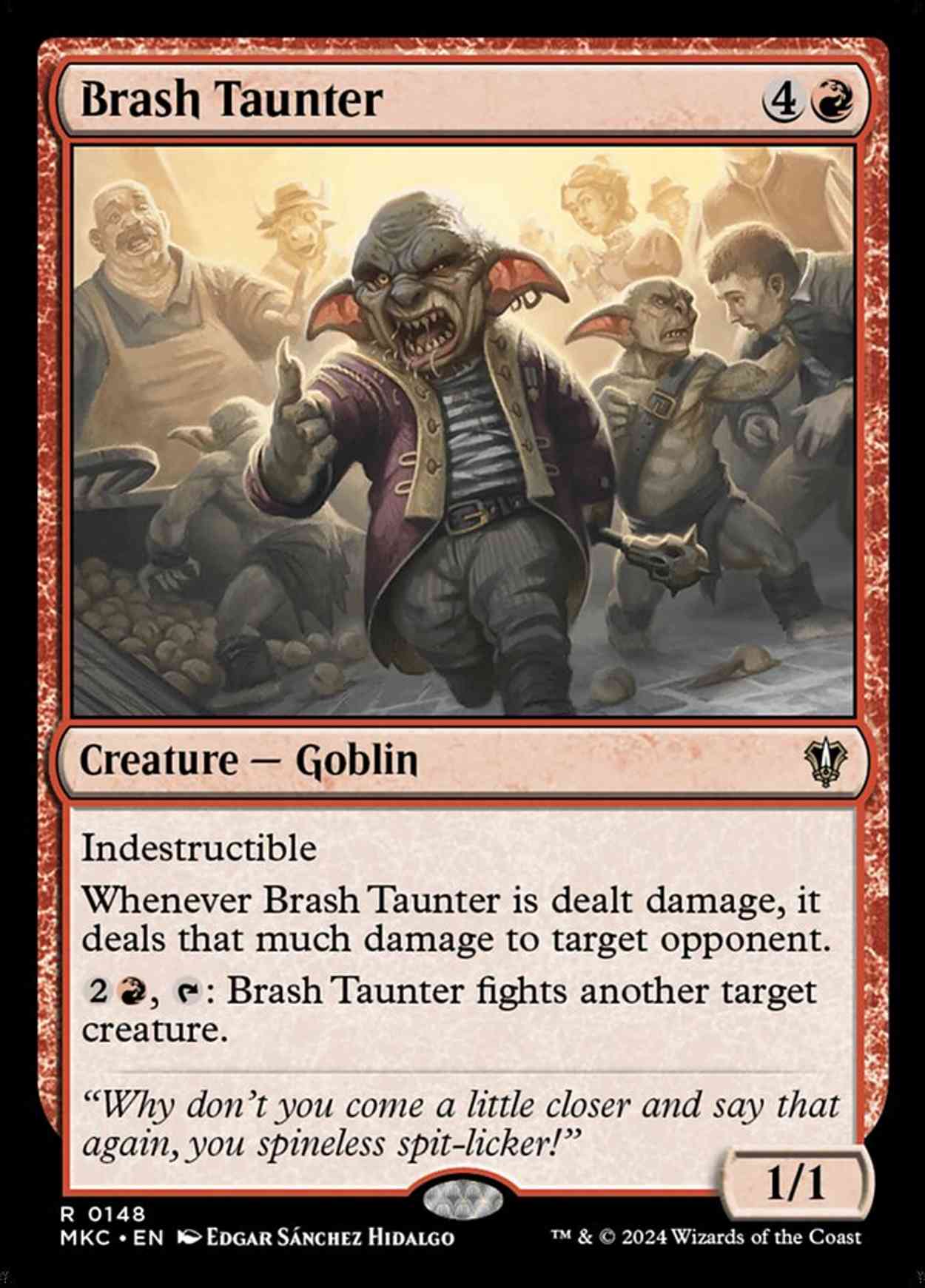 Brash Taunter magic card front