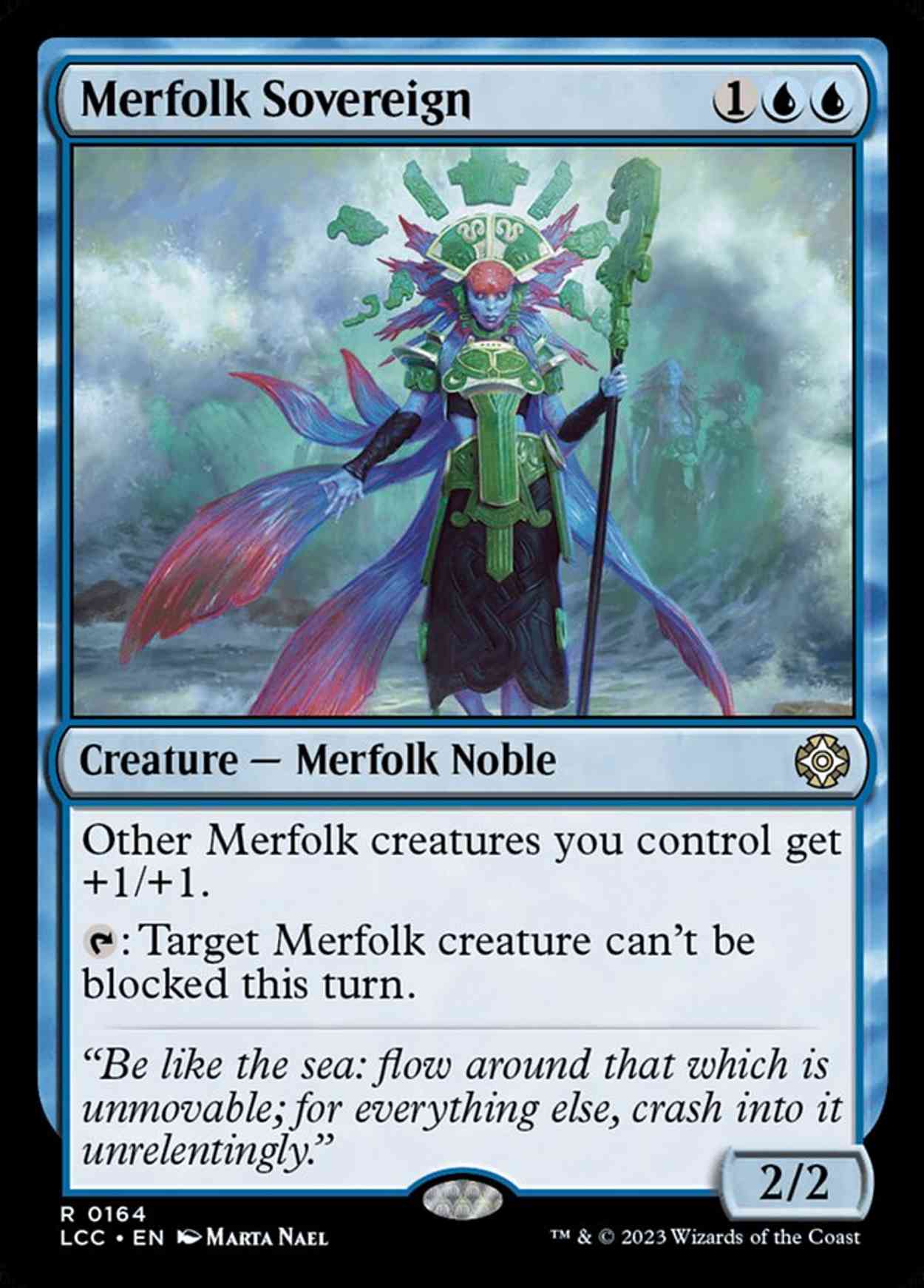 Merfolk Sovereign magic card front