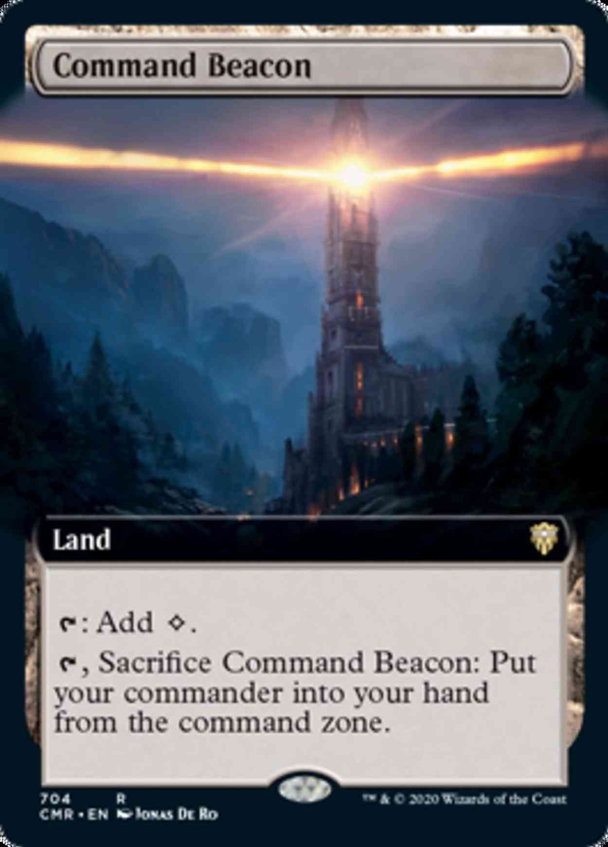 Command Beacon (Extended Art) magic card front