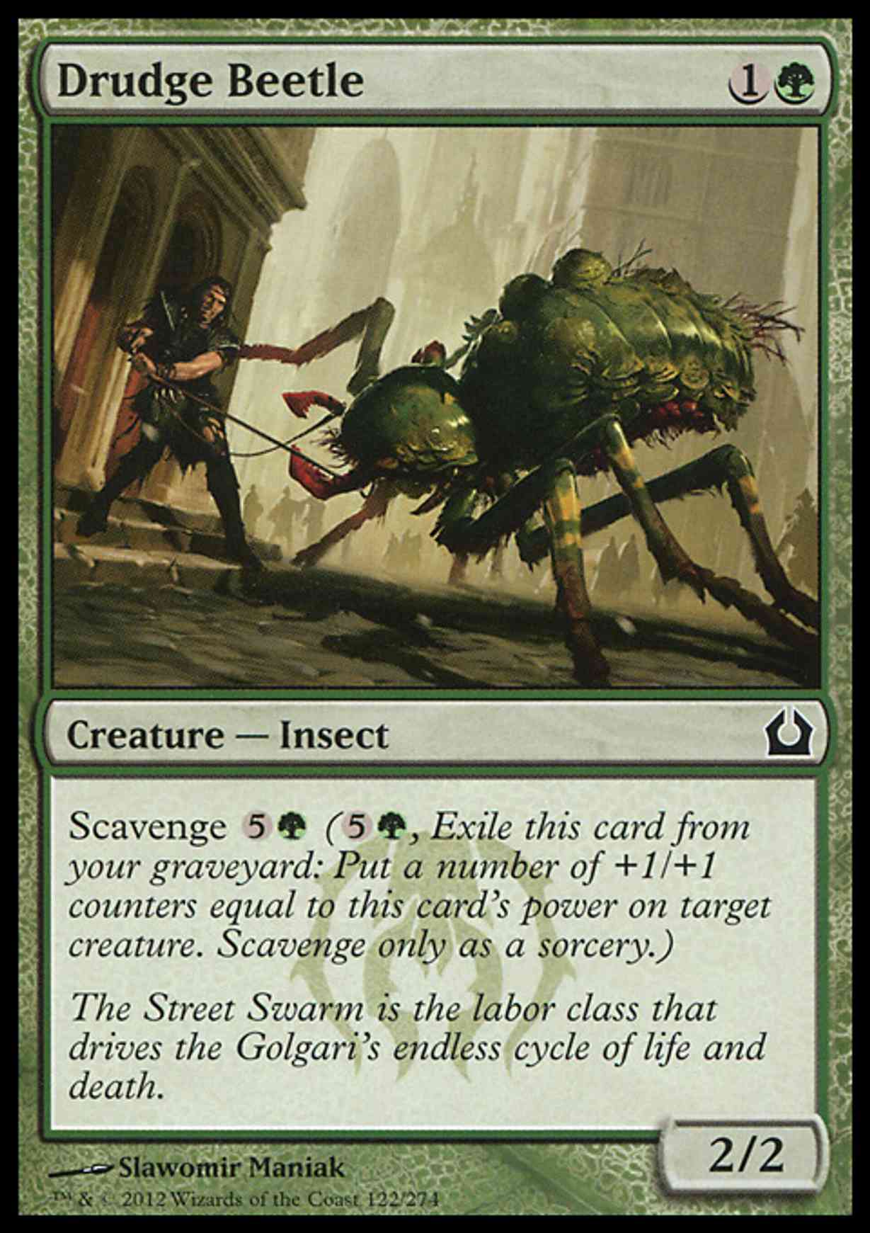 Drudge Beetle magic card front