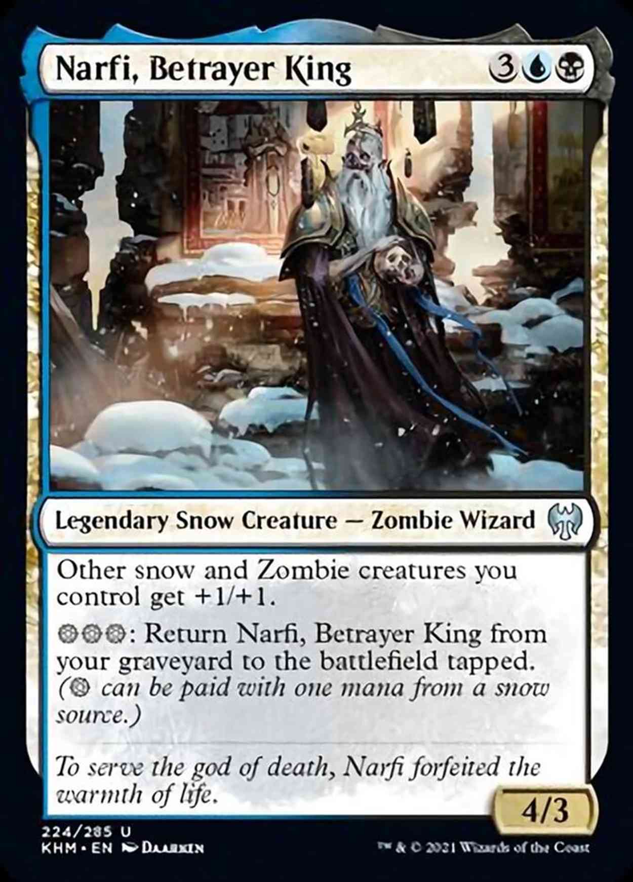 Narfi, Betrayer King magic card front