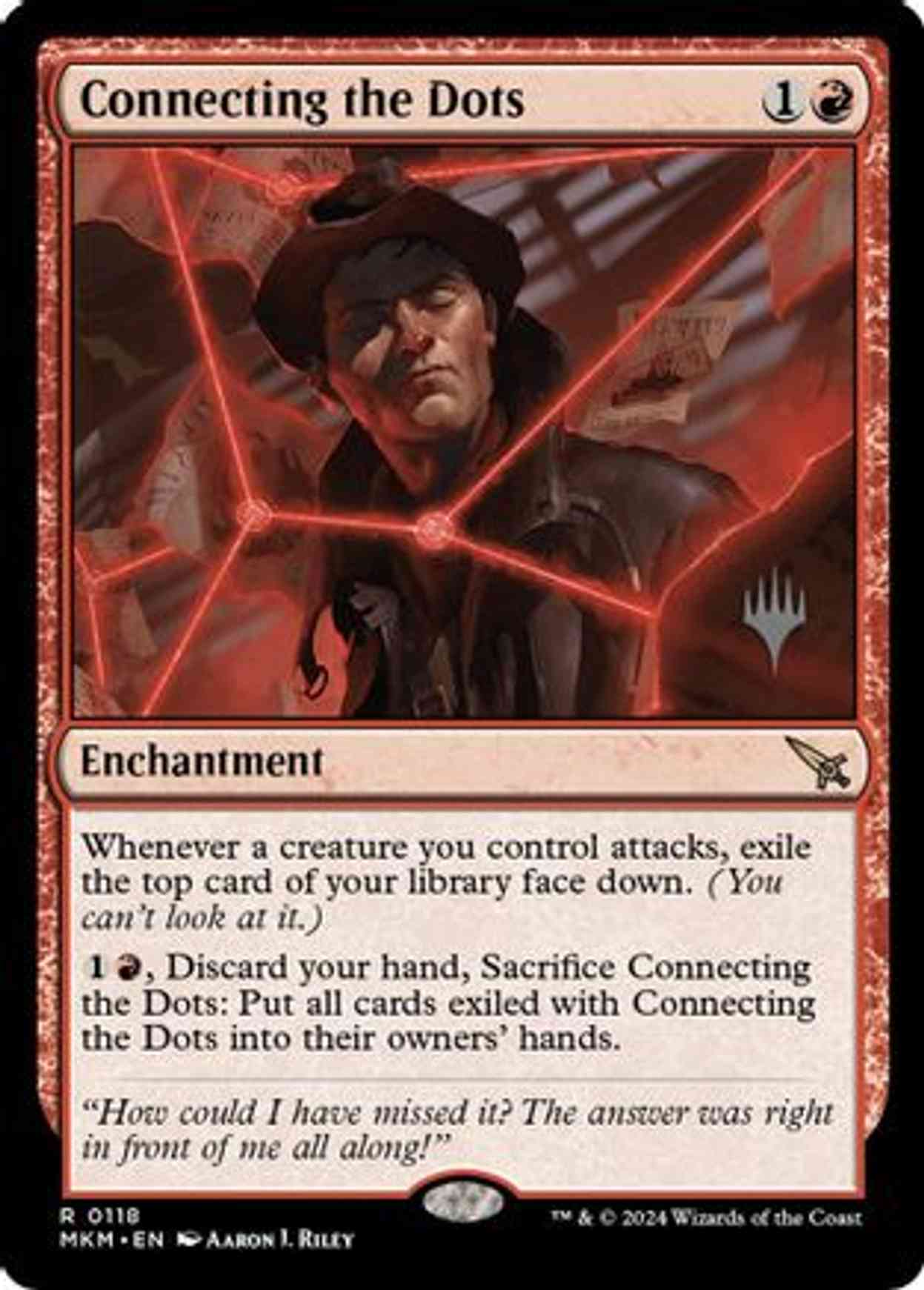 Connecting the Dots magic card front