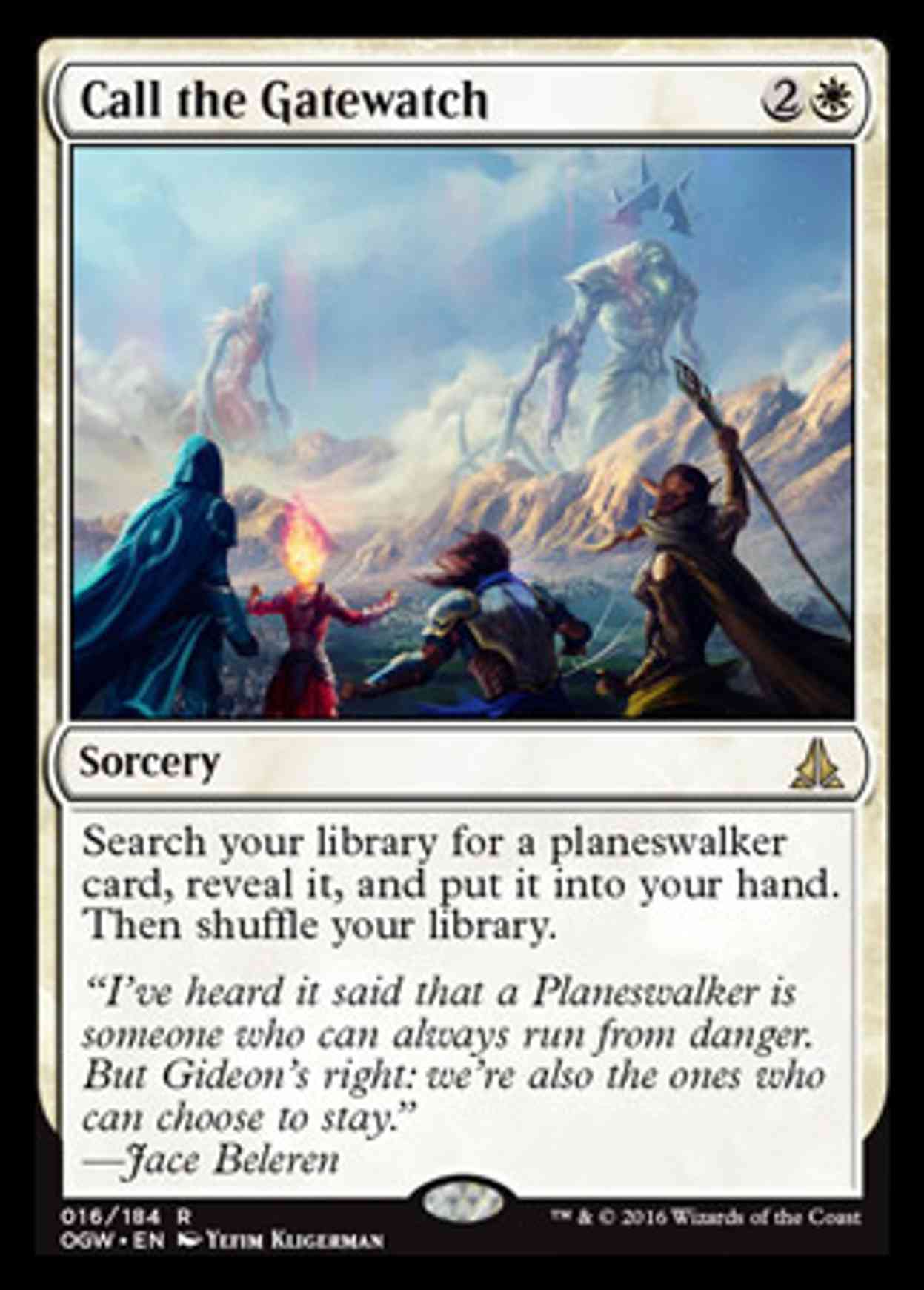 Call the Gatewatch magic card front