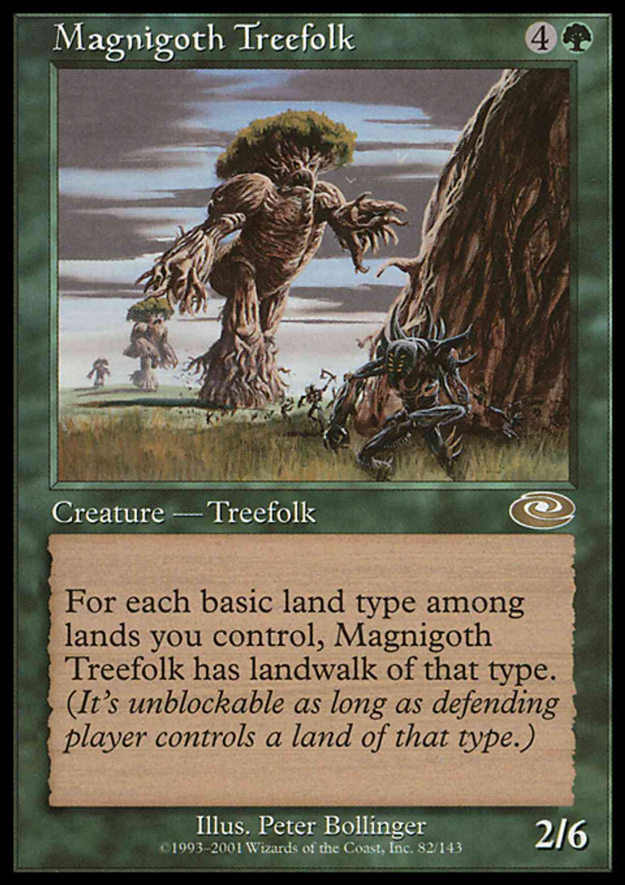 Magnigoth Treefolk magic card front