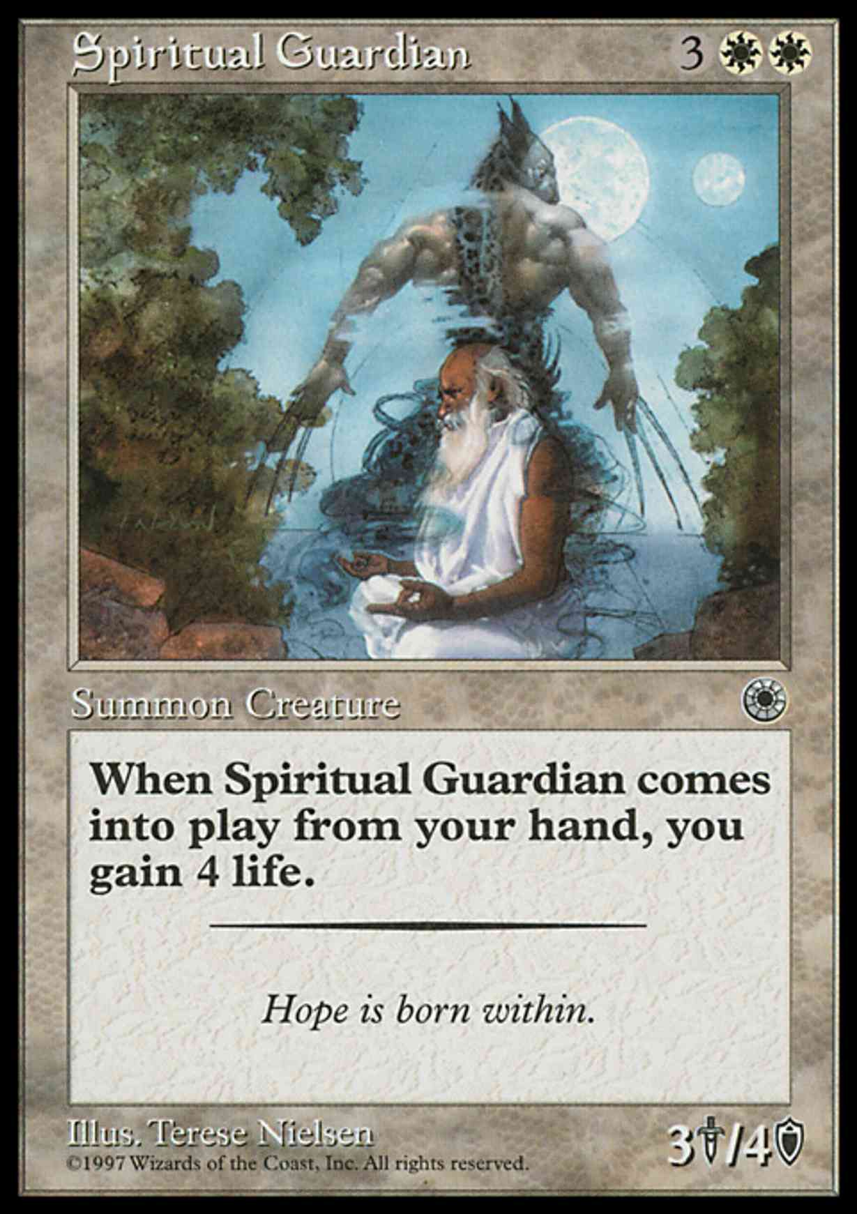 Spiritual Guardian magic card front