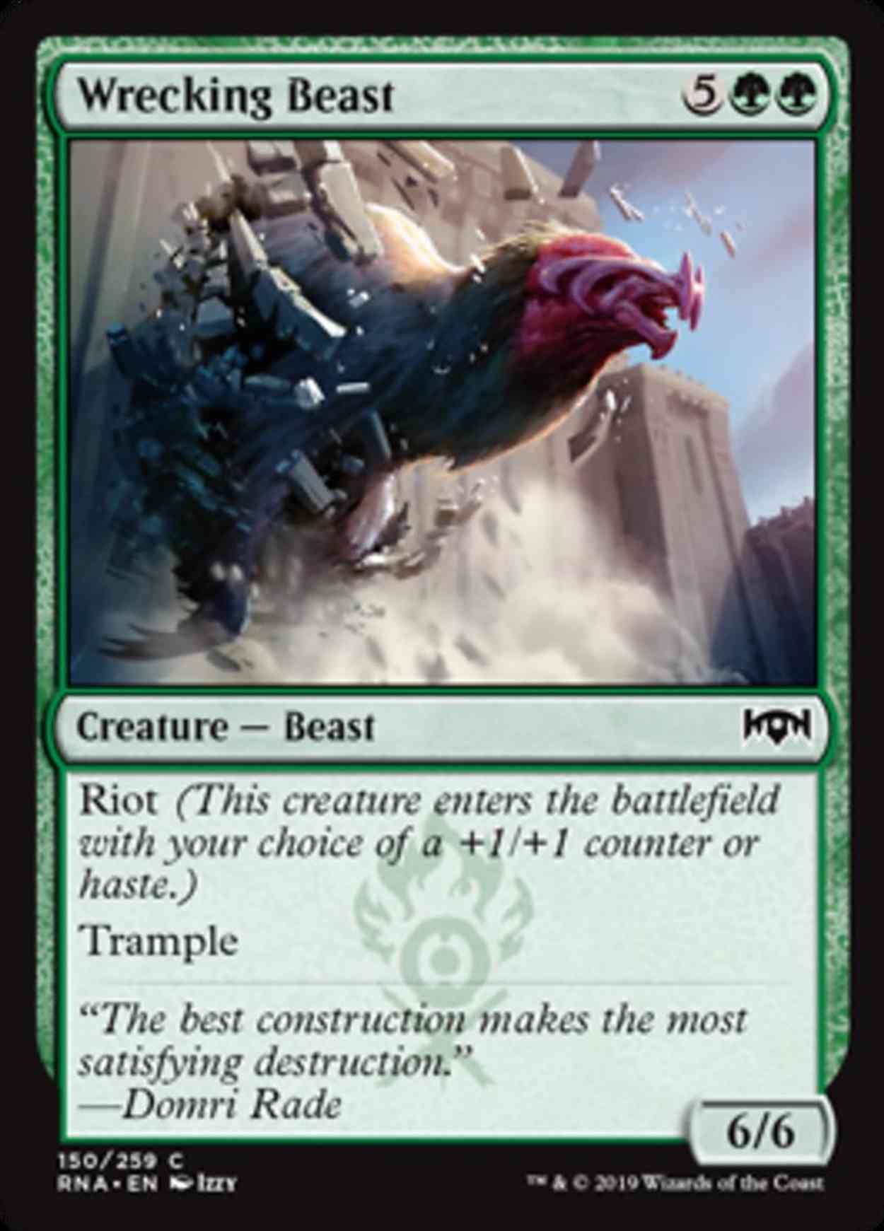 Wrecking Beast magic card front
