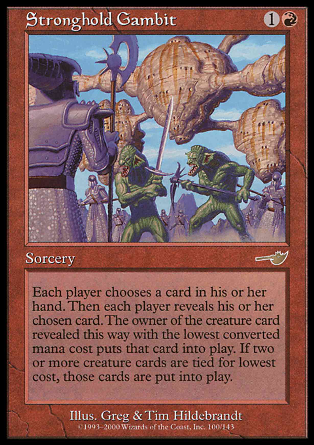 Stronghold Gambit magic card front