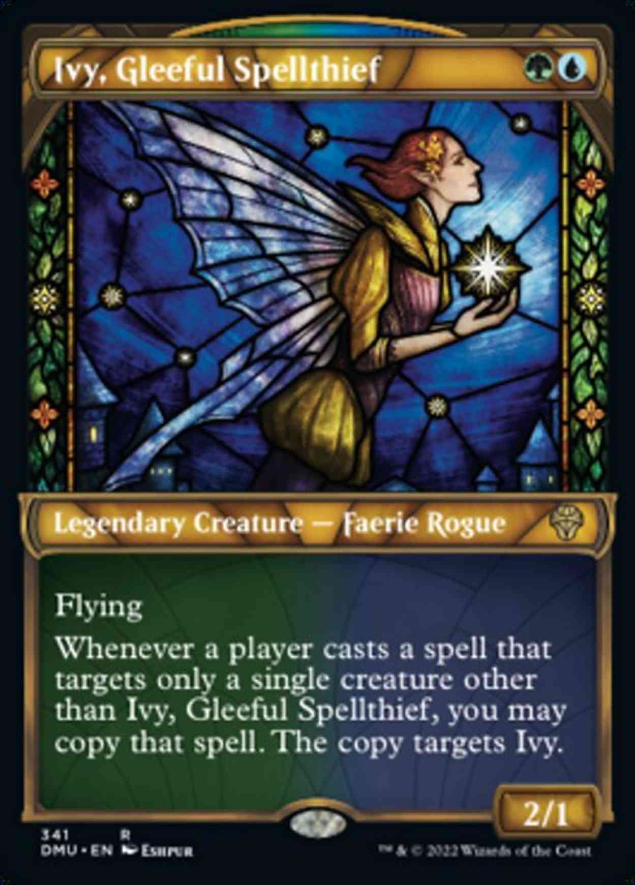 Ivy, Gleeful Spellthief (Textured Foil) magic card front