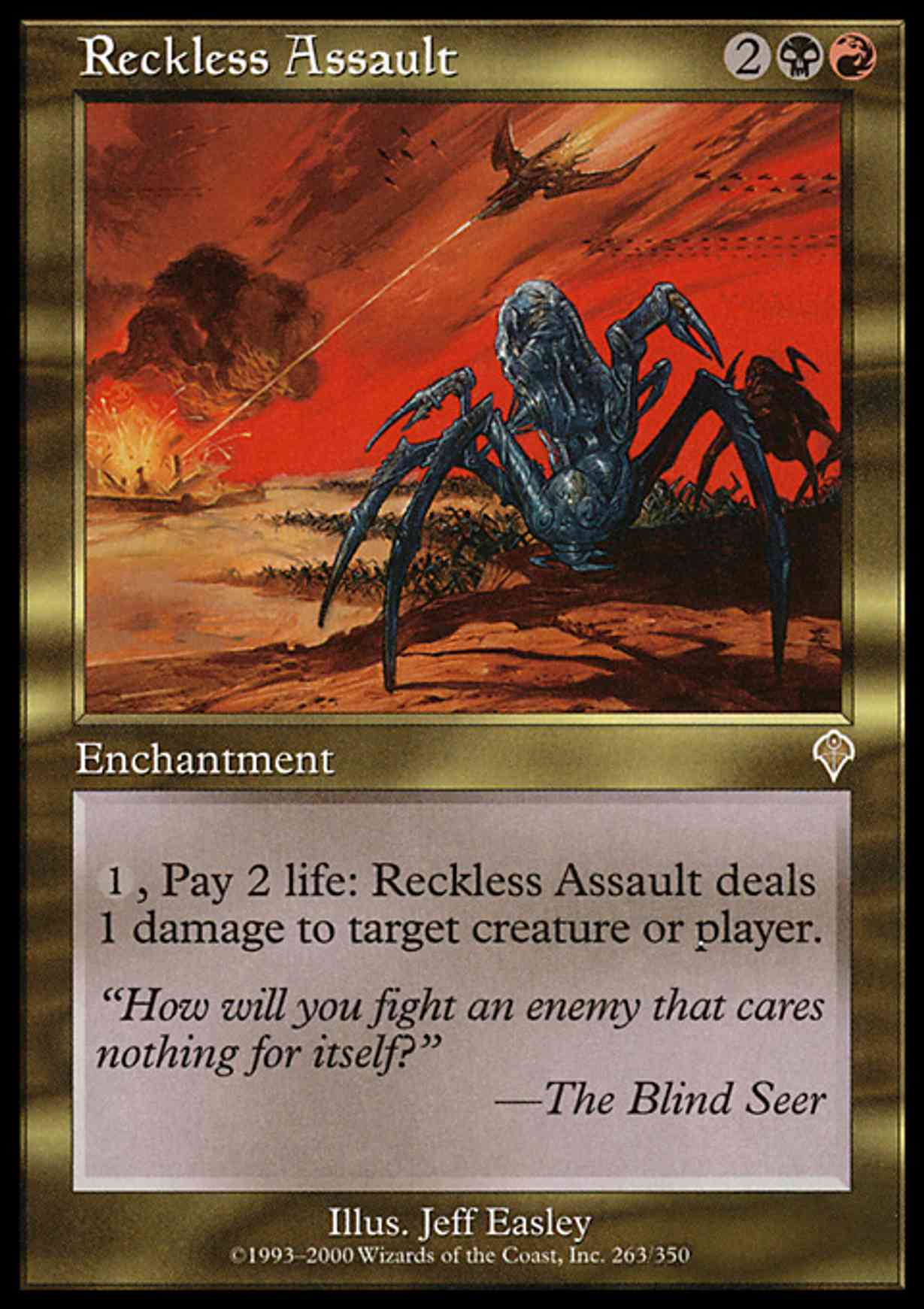 Reckless Assault magic card front