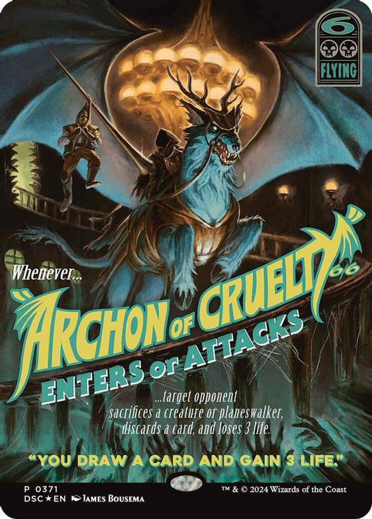 Archon of Cruelty (Showcase) magic card front