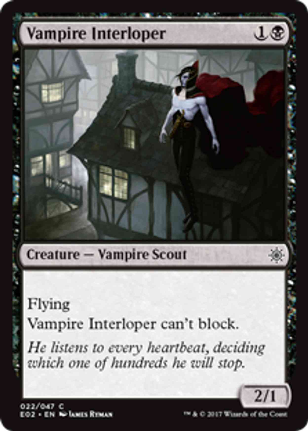 Vampire Interloper magic card front